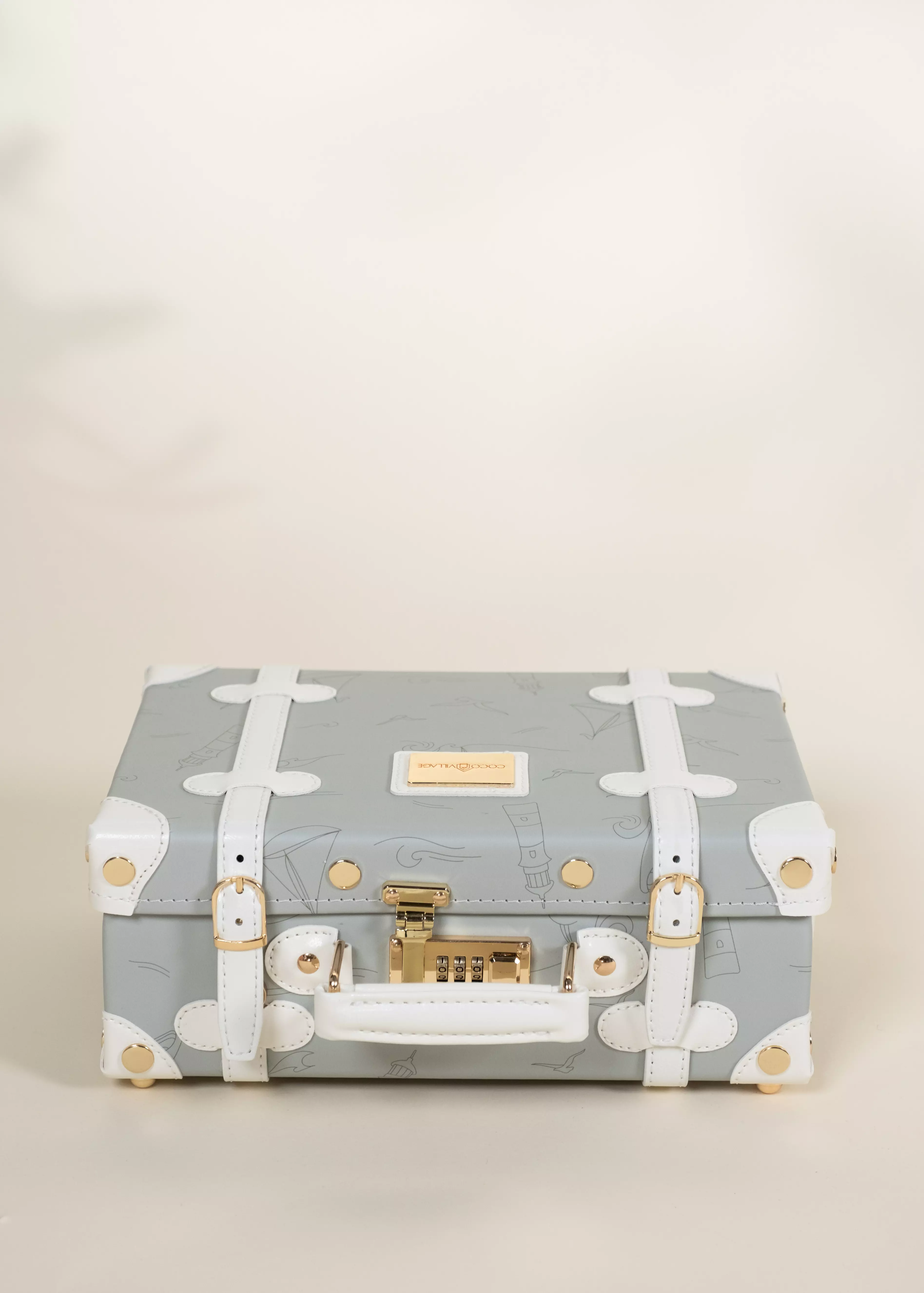 Coco Village Vegan Leather Play Suitcase - Ocean - Image 3