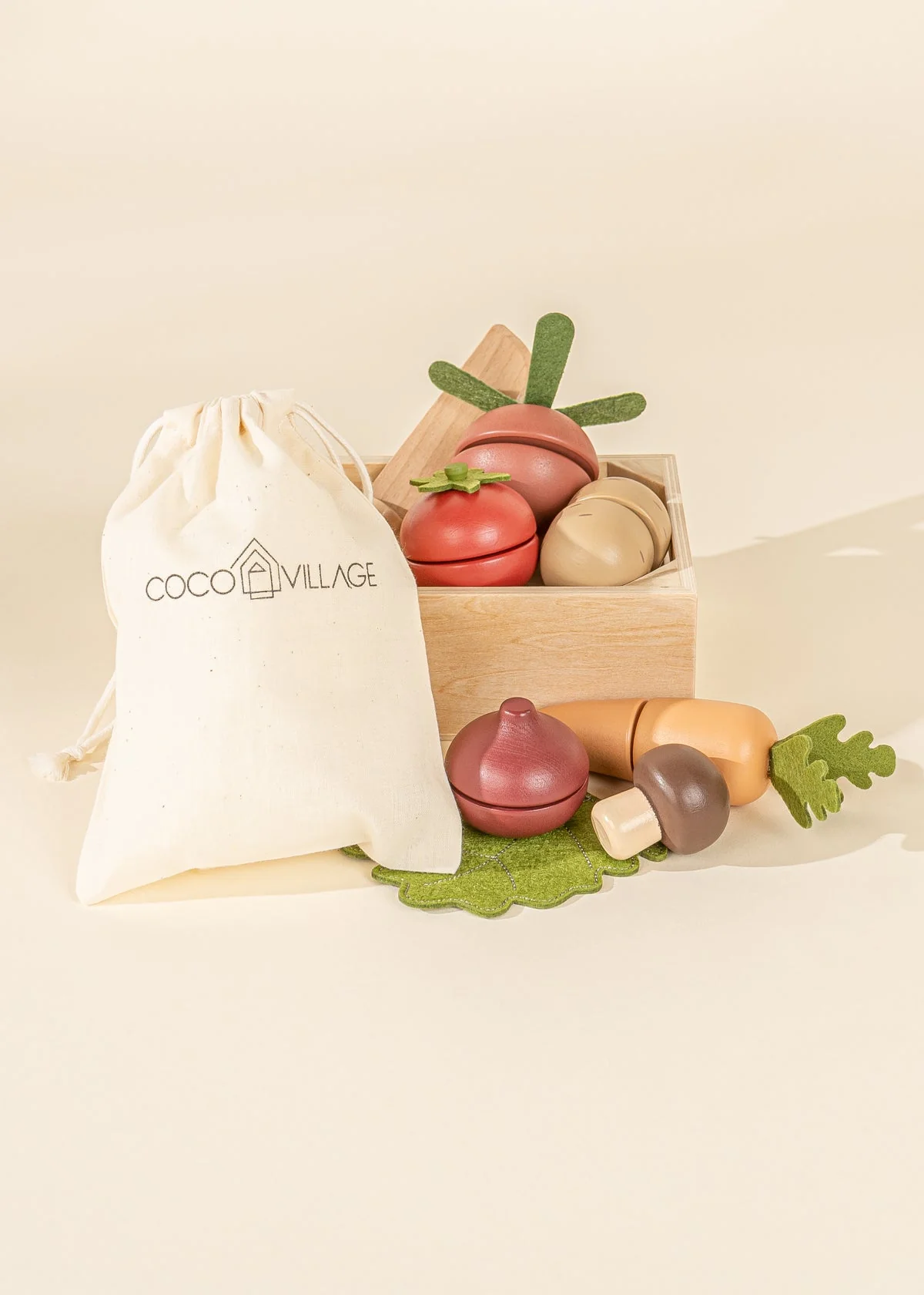 Coco Village Wooden Vegetables Playset - Image 6