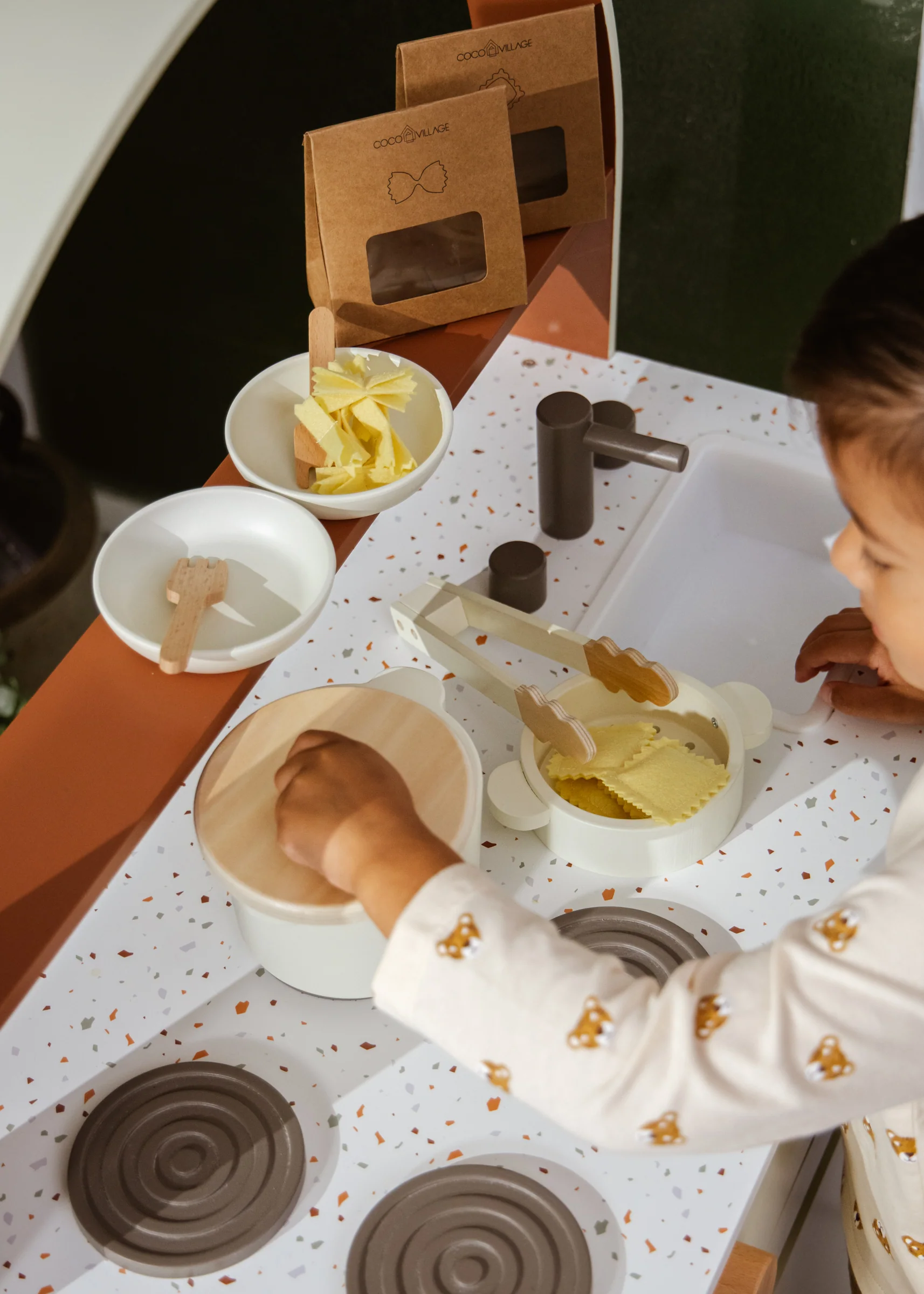 Coco Village Wooden Pasta Playset - Image 6