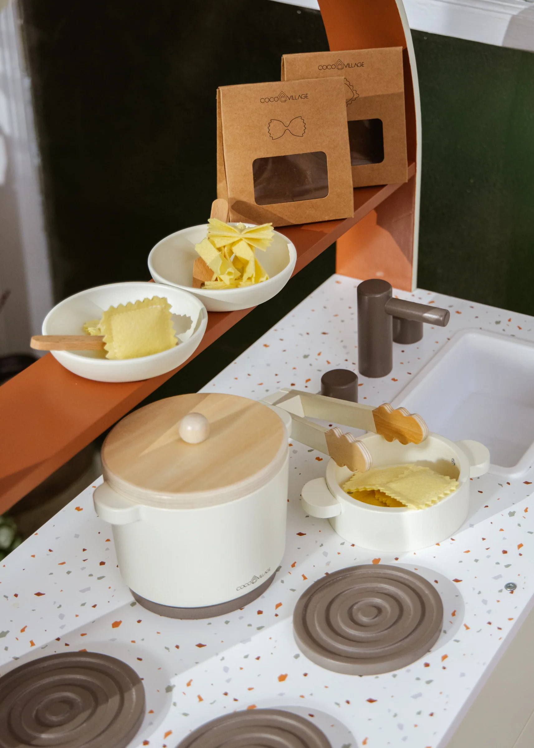 Coco Village Wooden Pasta Playset - Image 8
