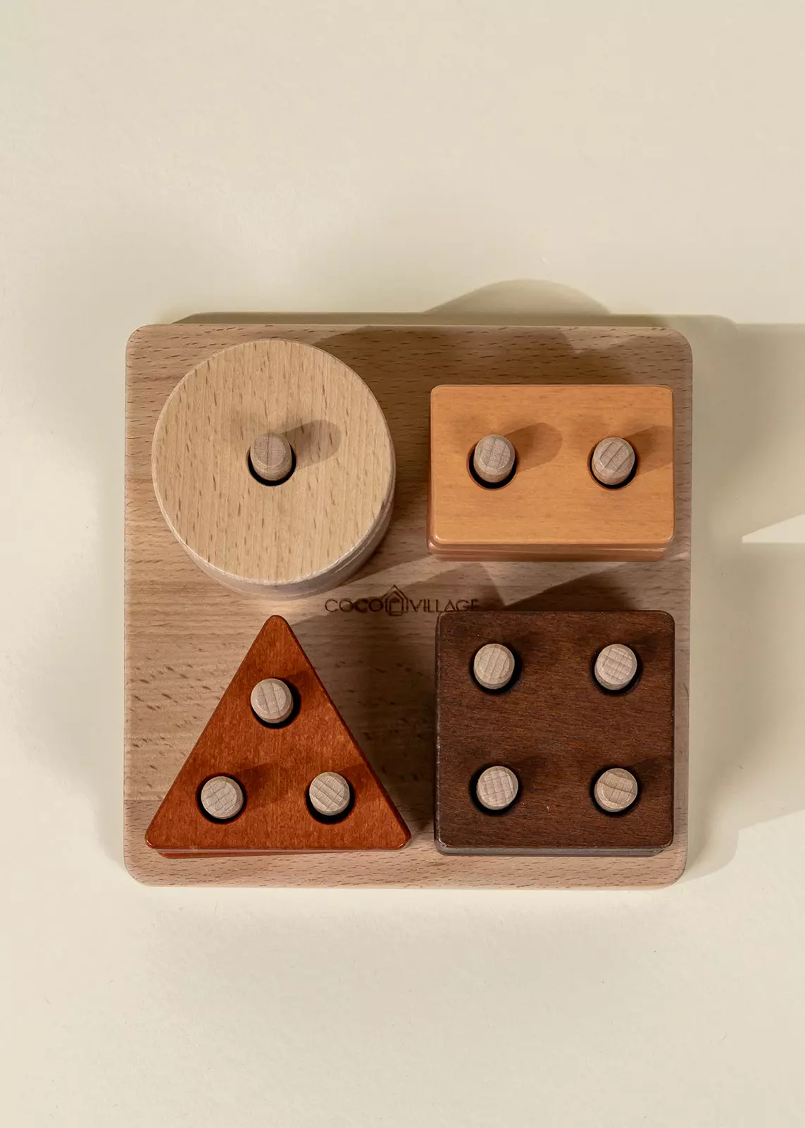 Coco Village Wooden Shapes Learning Set - 16 pcs - Image 4