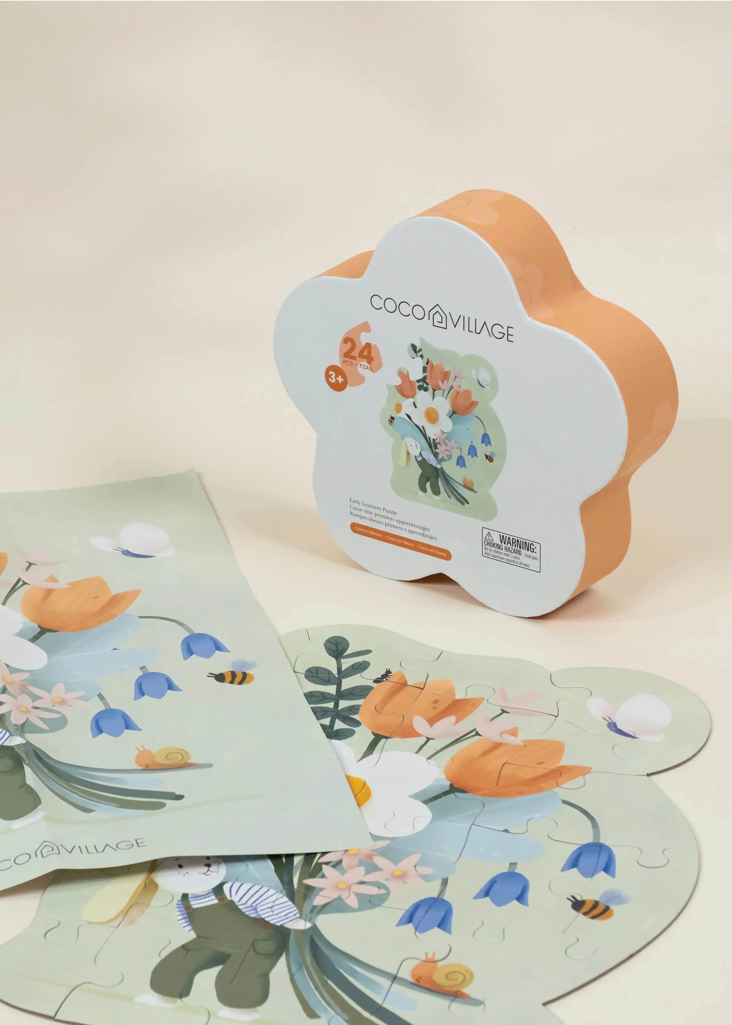 Coco Village Early Learners Puzzle – Coco in Bloom (24 pcs)