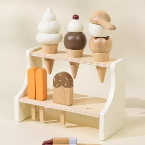 Coco Village Wooden Ice Cream Stand and Accessories