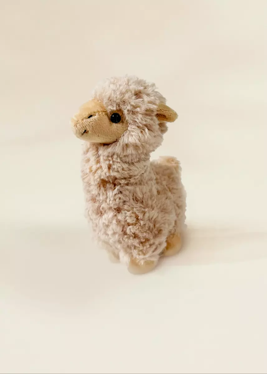 Coco Village Mini Gift Plush Toy - Beige Alpaca - Image 2