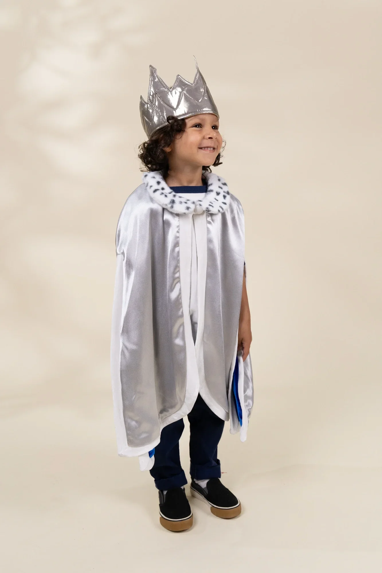 Coco Village Role Play Dress-Up King Cape with Crown - Image 6