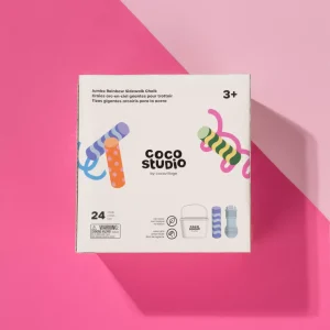 Coco Village Jumbo Rainbow Sidewalk Chalk (24 colors)
