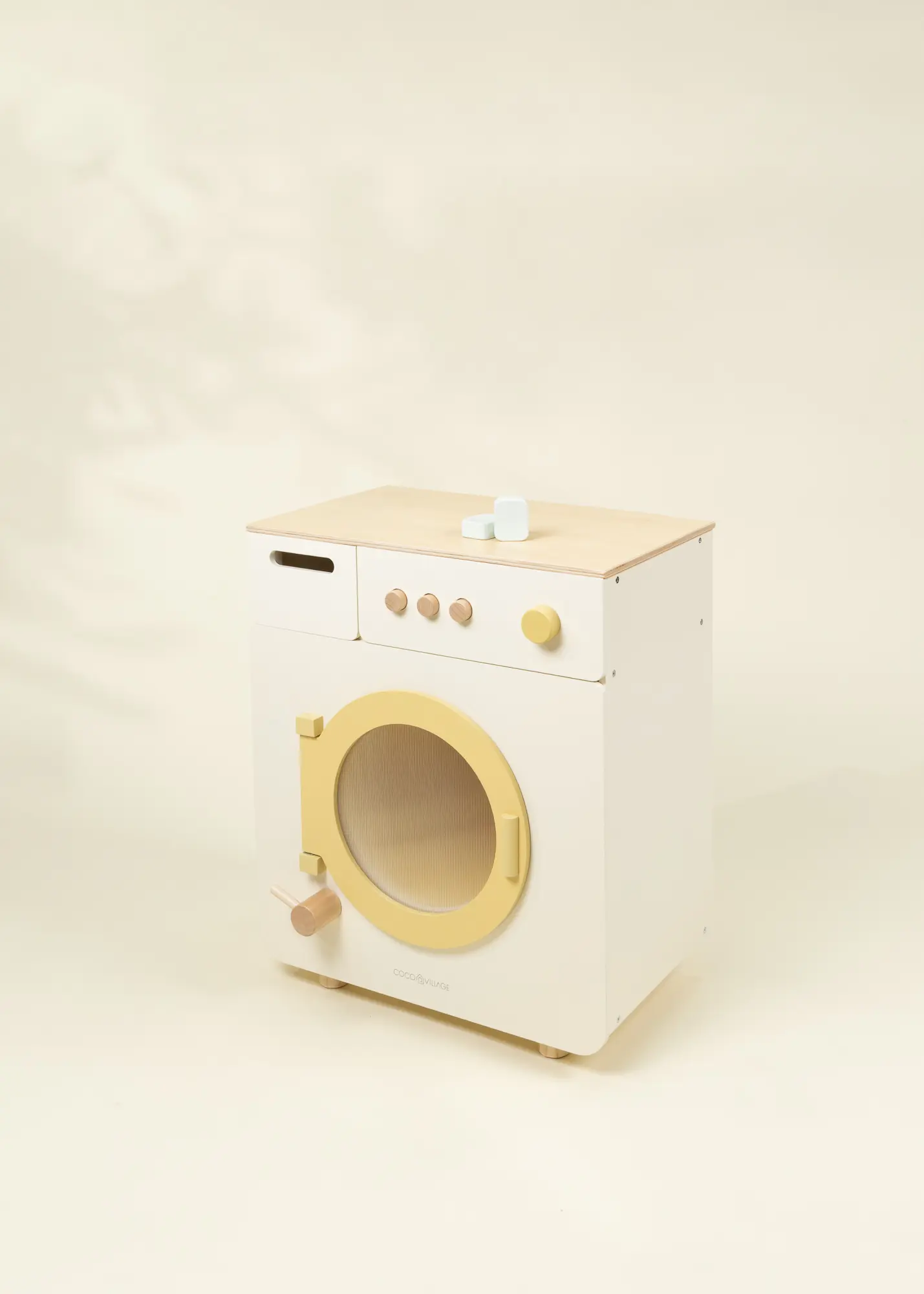 Coco Village Wooden Play Washing Machine – Maison Collection - Image 5