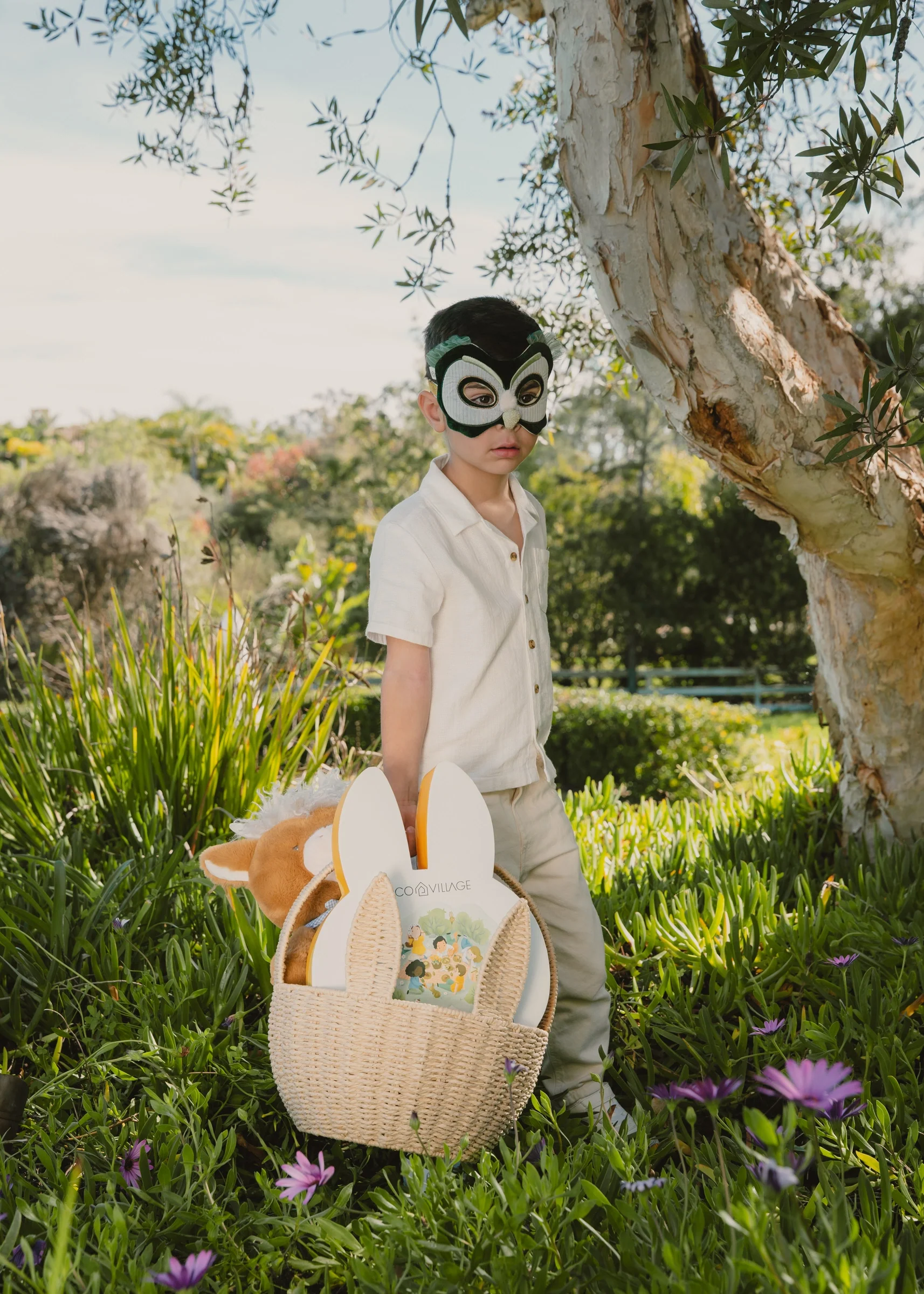 Coco Village Bunny Ears Basket – Large - Image 4