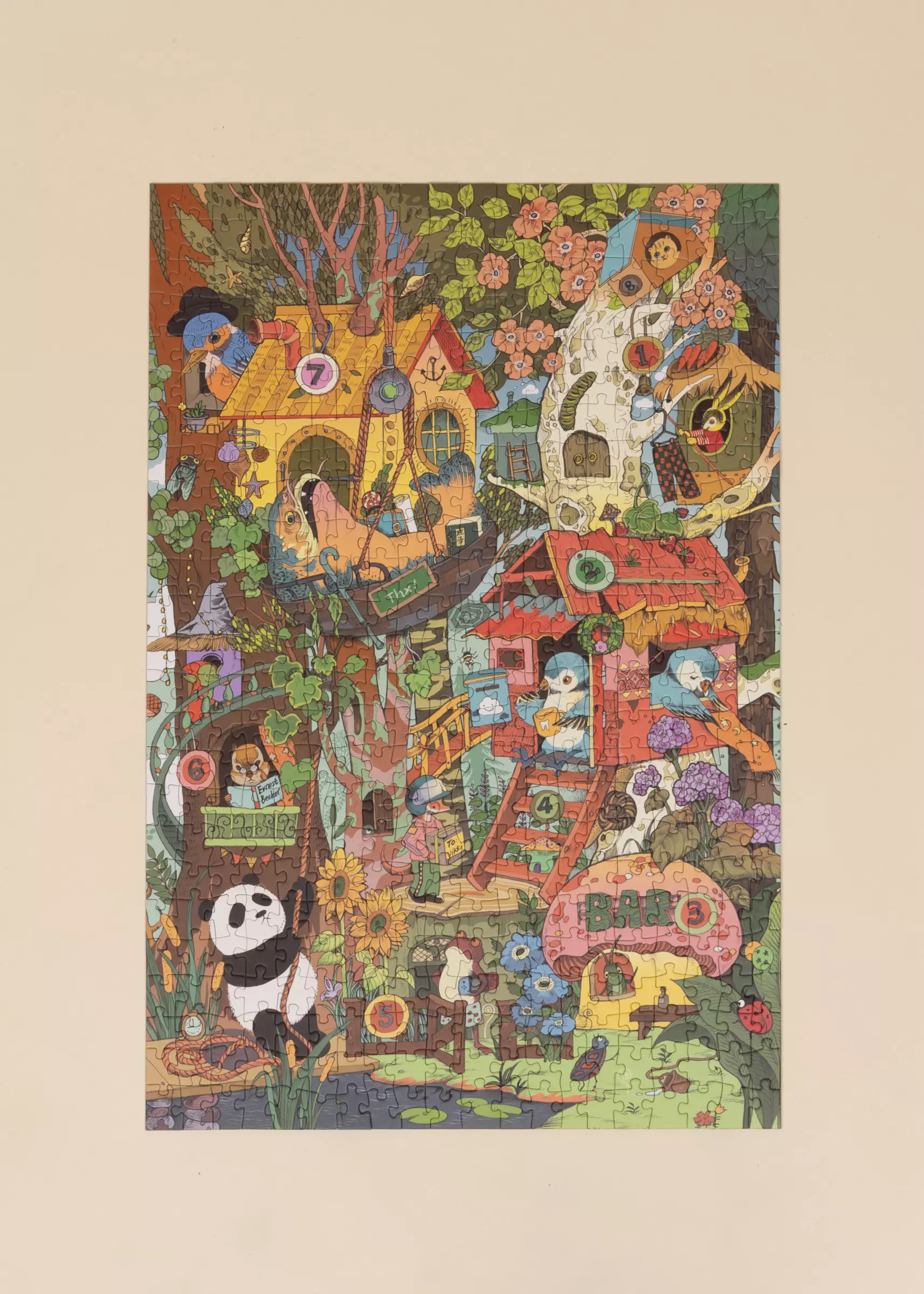 Coco Village Artist Puzzle - Treehouse - 500pcs - Image 2