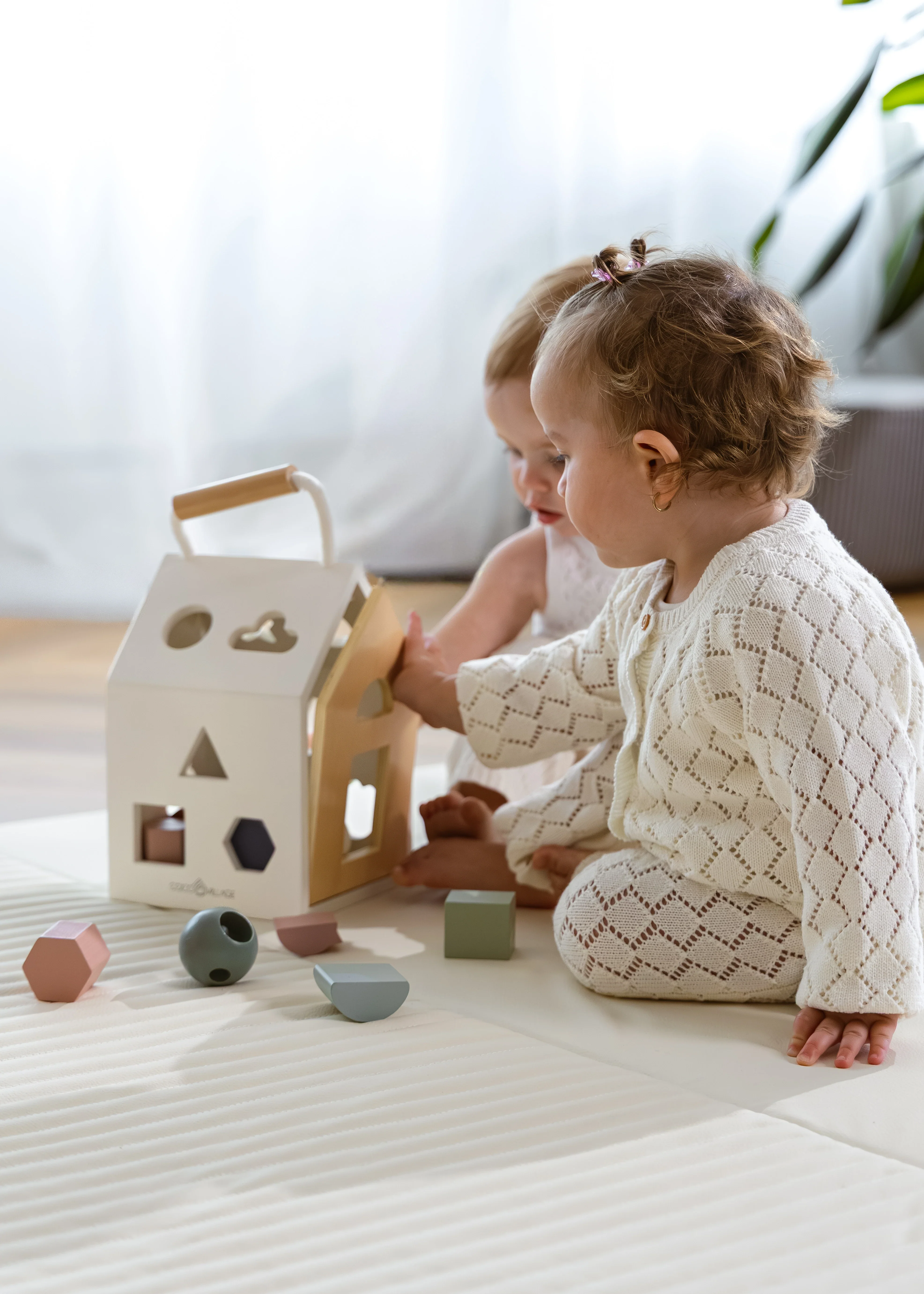 Coco Village Wooden Shapes Sorting House - Image 8