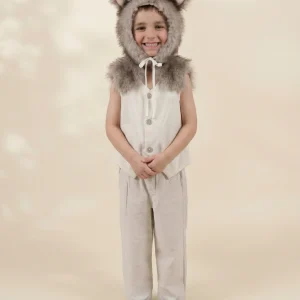 Coco Village Role Play Dress-Up Wolf Fur Hat & Tail Set