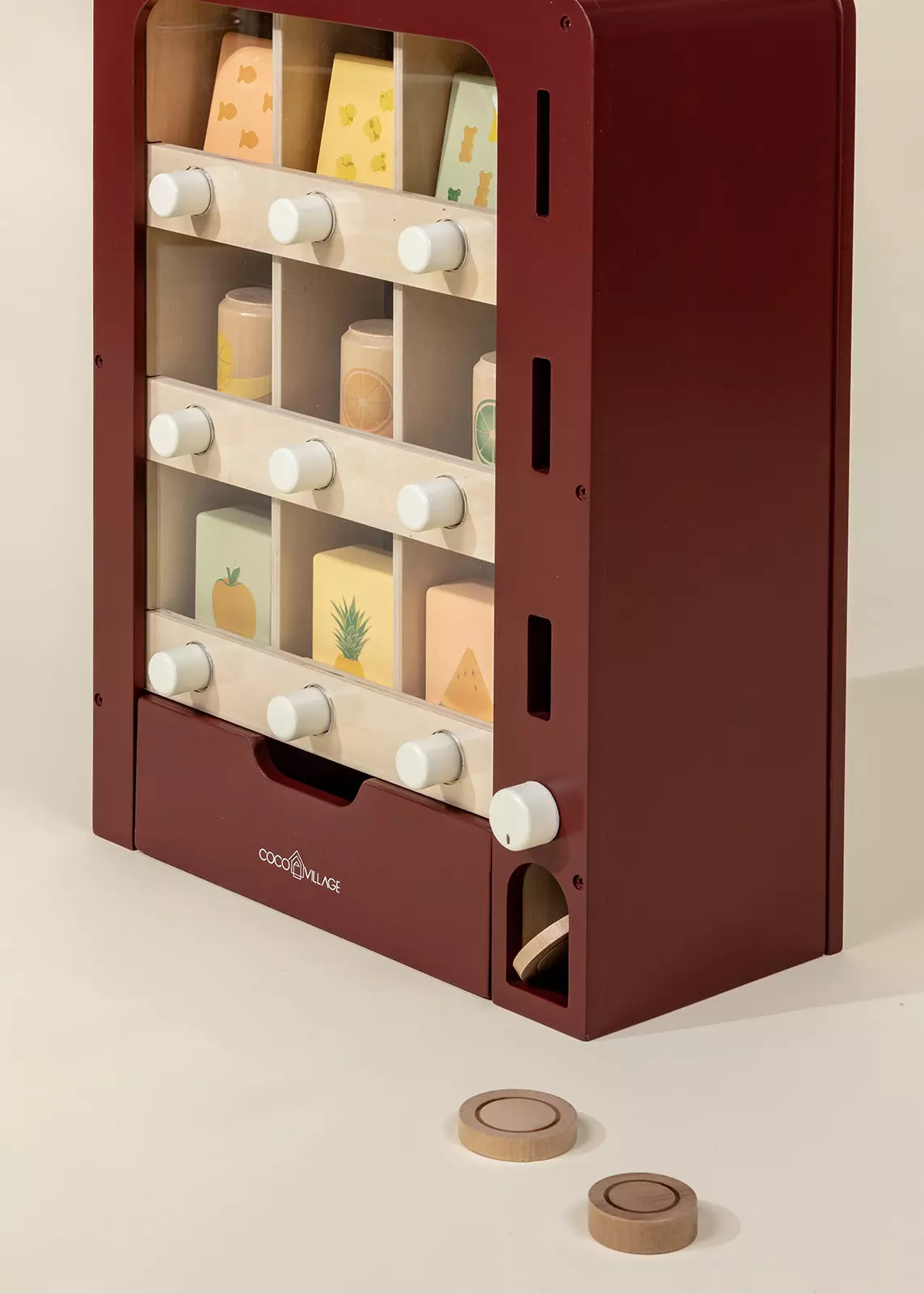 Coco Village Wooden Play Vending Machine - Image 4