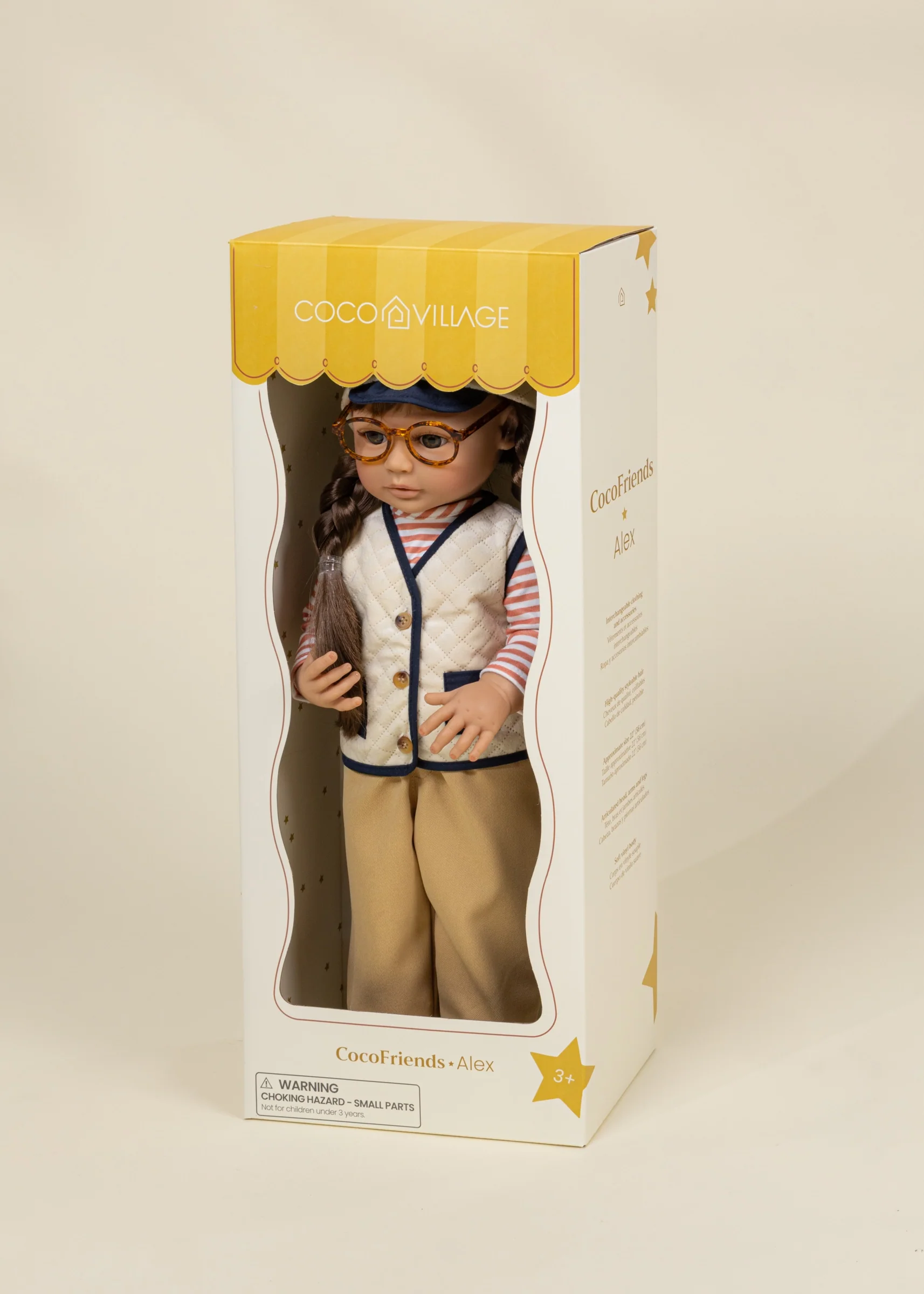 Coco Village CocoFriends Alex – 22" (56 cm) Kids Play Doll - Image 9