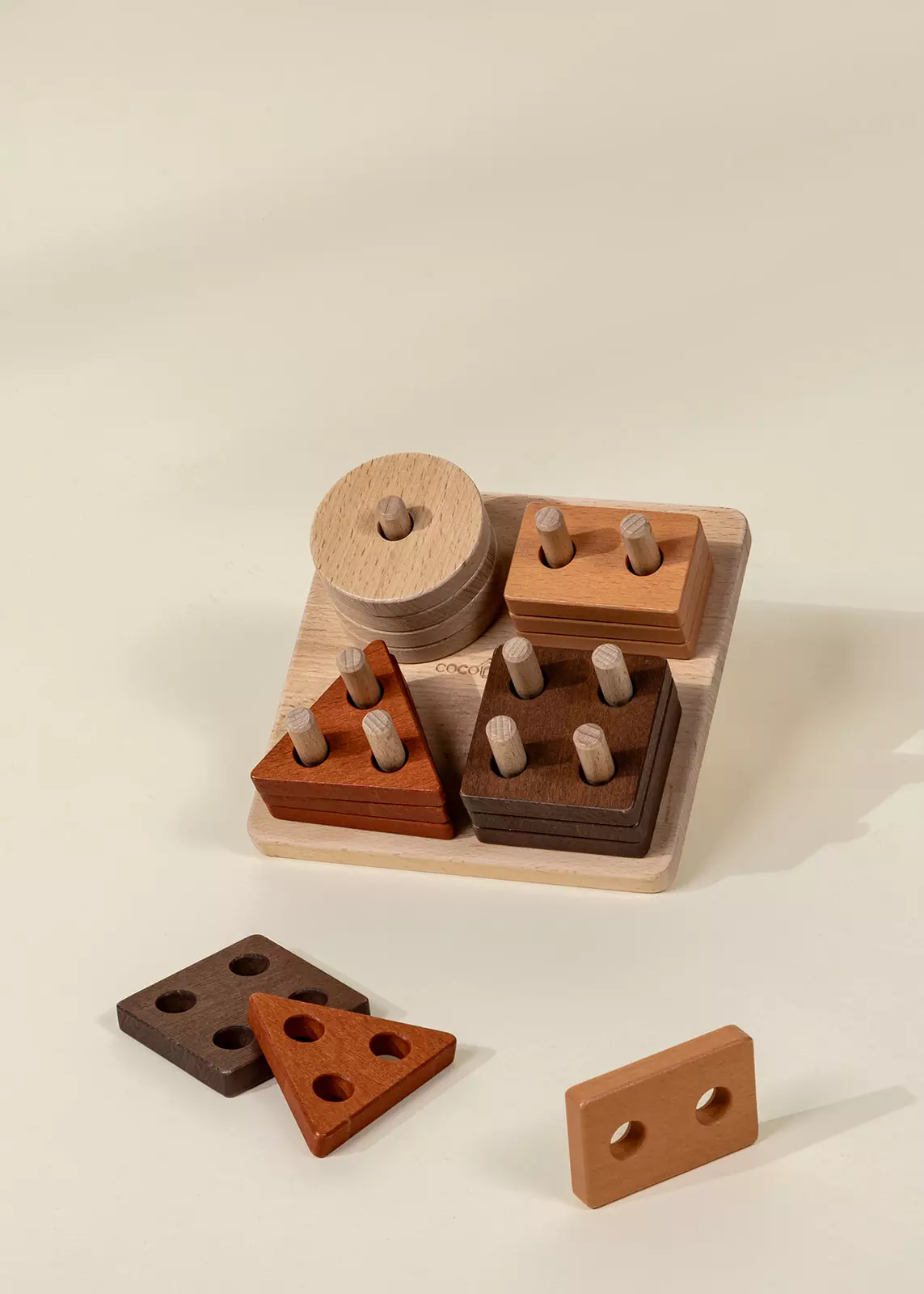 Coco Village Wooden Shapes Learning Set - 16 pcs - Image 2