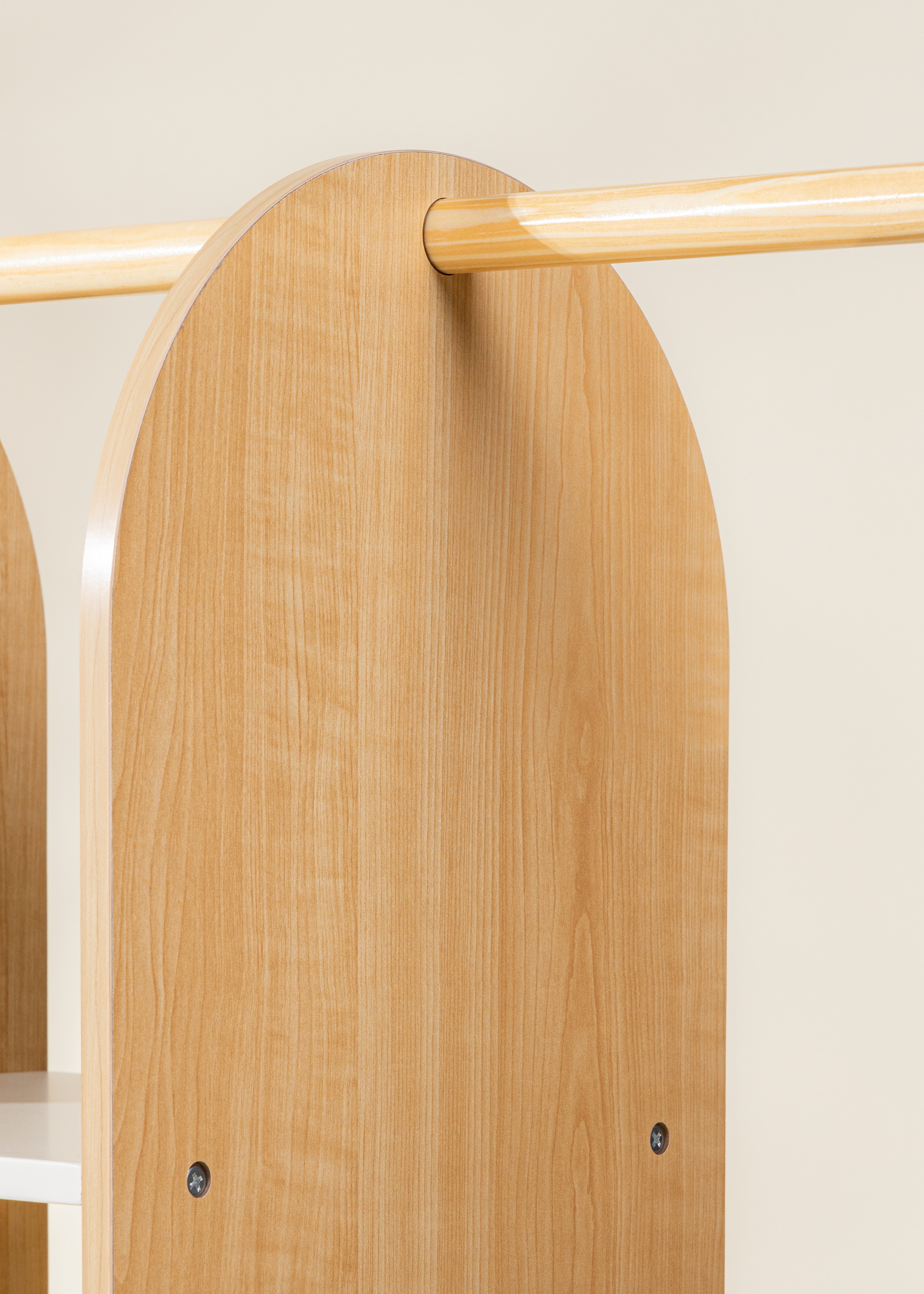 Coco Village Wooden Play Dress Up Wardrobe - Image 7