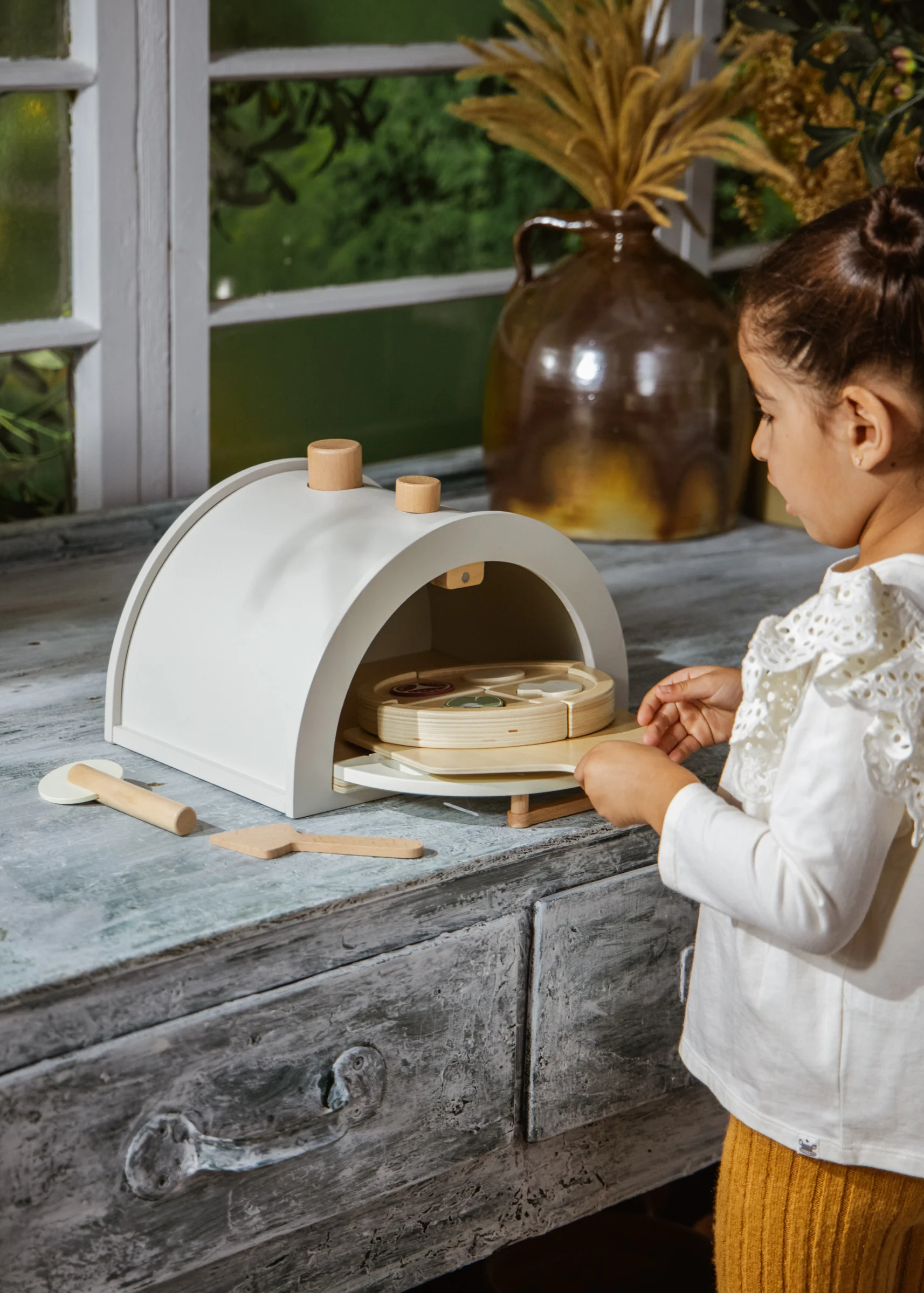 Coco Village Wooden Pizza Oven - Image 8
