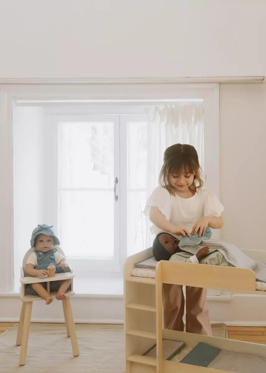 Coco Village Wooden Dolls’ High Chair - Image 4