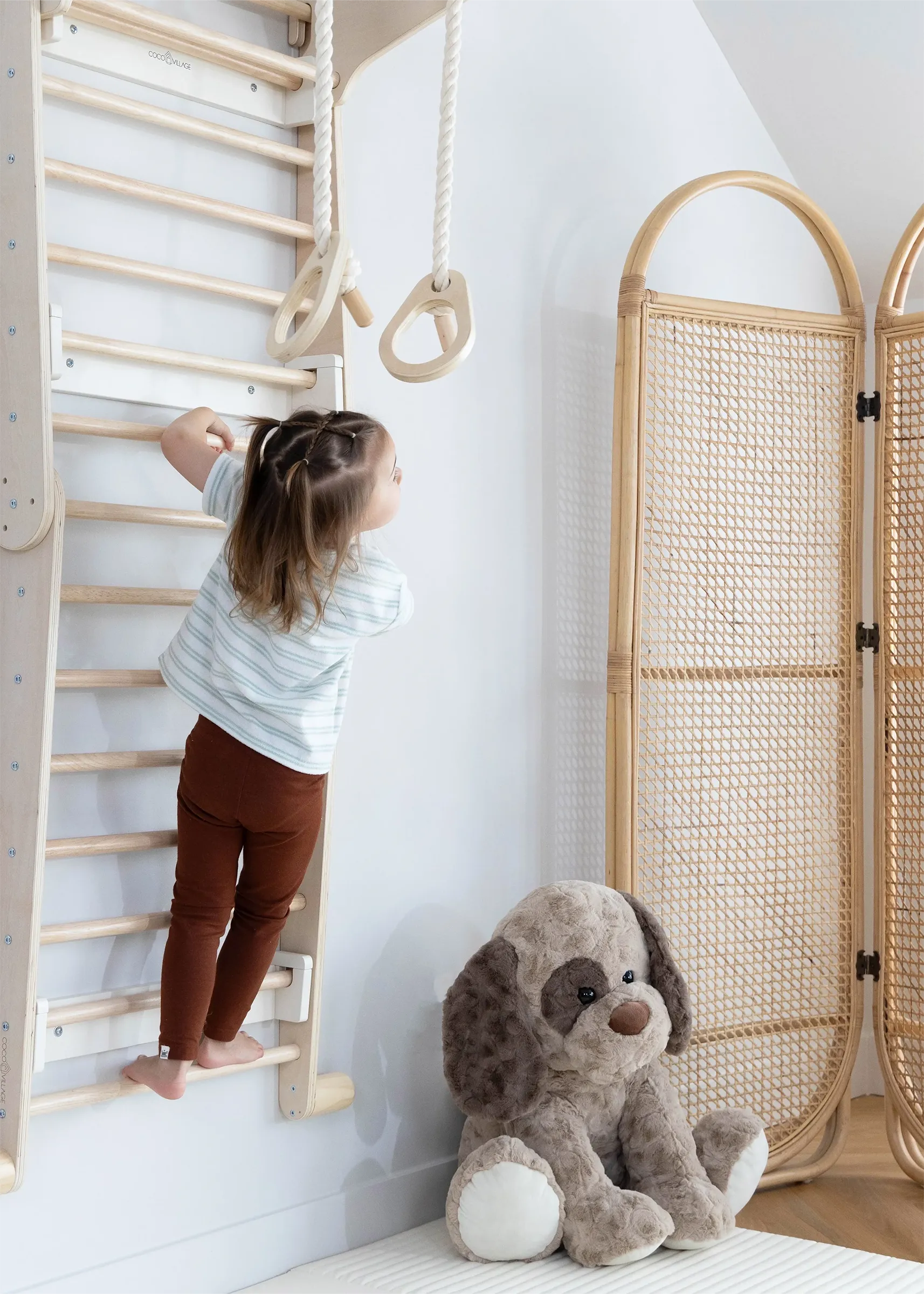 Coco Village Montessori 2-in-1 Triangle & Wall Climber - Image 13