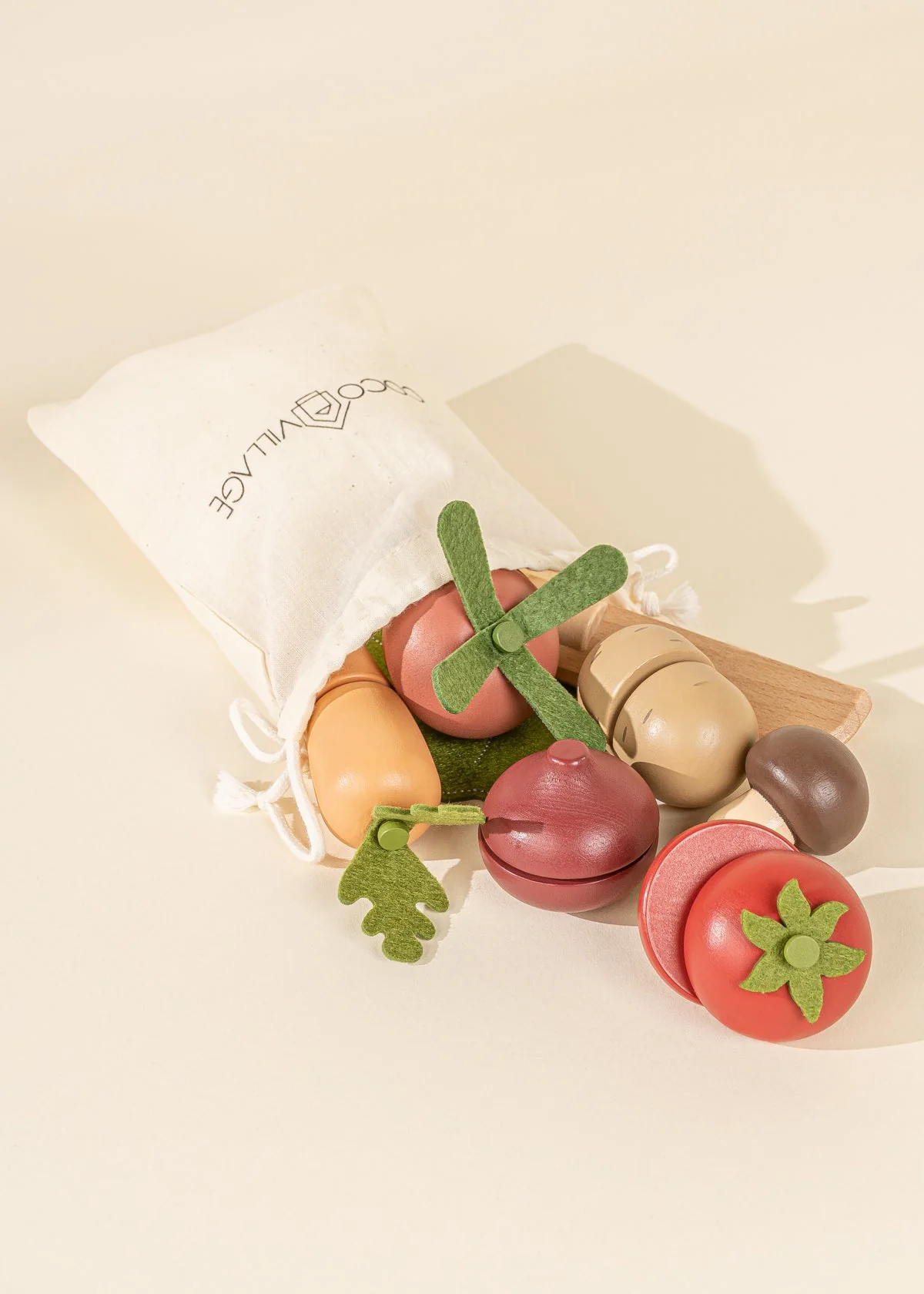 Coco Village Wooden Vegetables Playset - Image 5