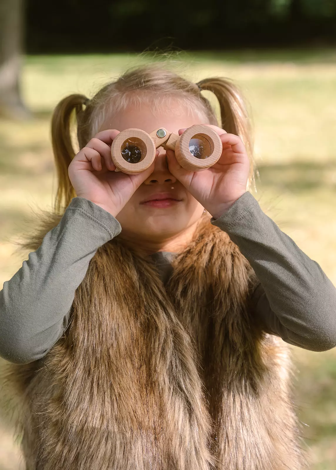 Coco Village Explorer’s Wooden Binoculars - Image 5
