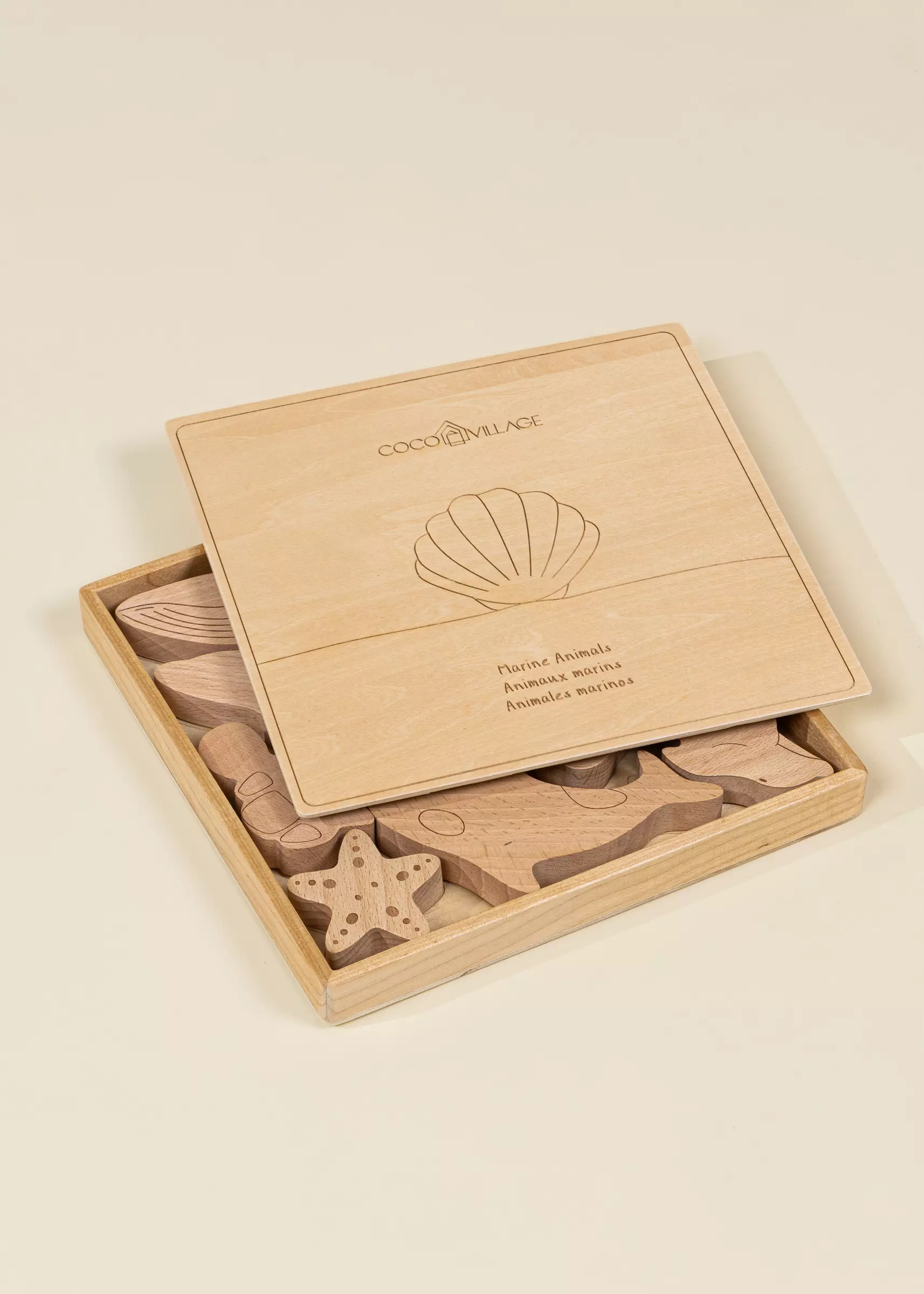 Coco Village Wooden Puzzle - Under the Sea - 10 pieces - Image 5