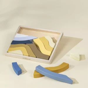 Coco Village Ripples Wooden Creative Blocks Set - 14pcs