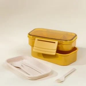 Coco Village Leak Proof Stackable Lunch Container - Golden Hour