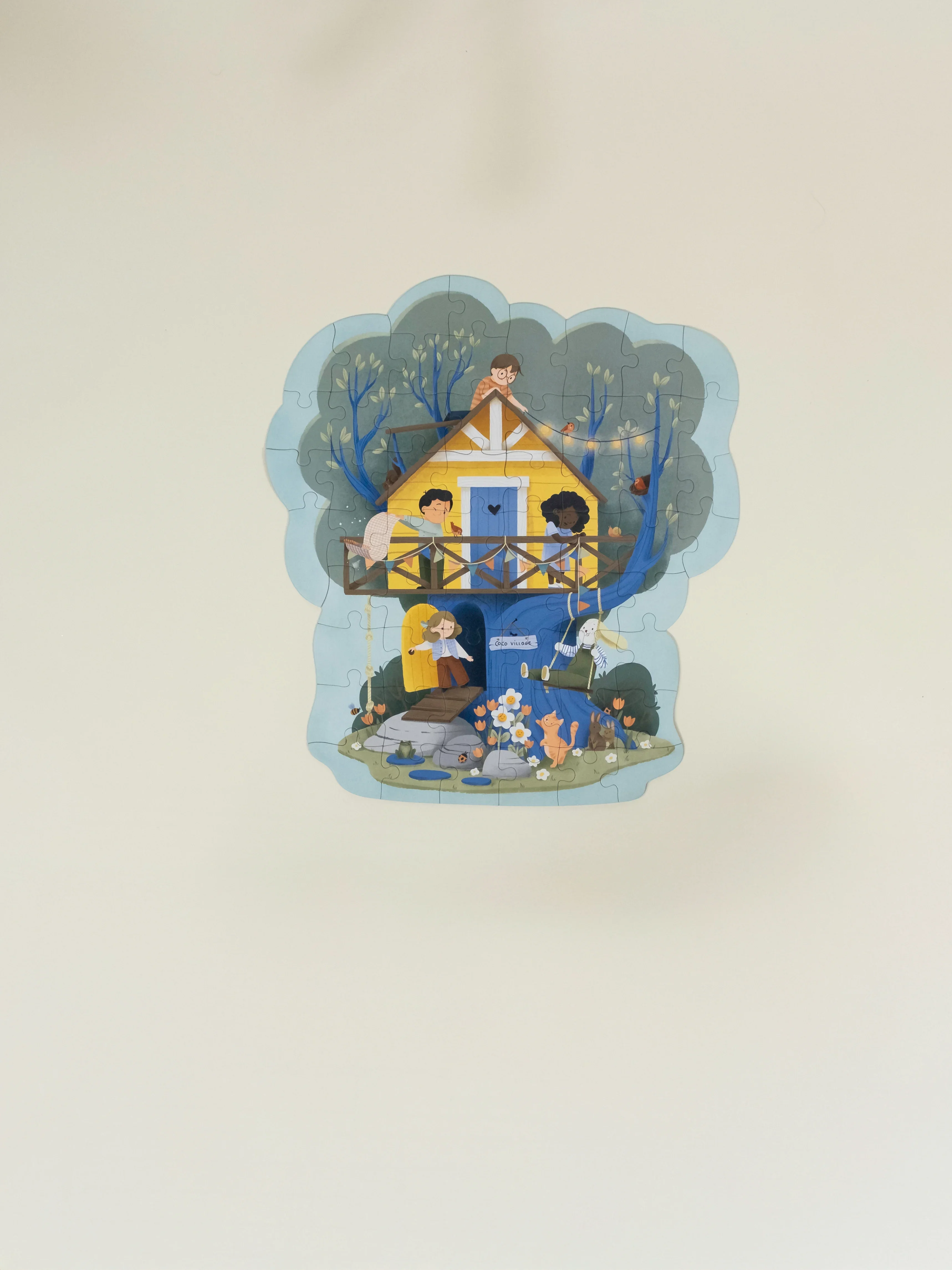 Coco Village Growing Minds Puzzle – Treehouse Spring(58 pcs) - Image 8