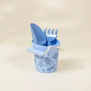 Coco Village Silicone Beach Bucket & Accessories (3 pcs) - Under the sea