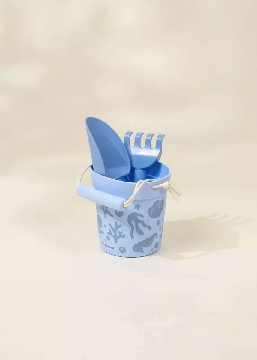 Coco Village Silicone Beach Bucket & Accessories (3 pcs) - Under the sea