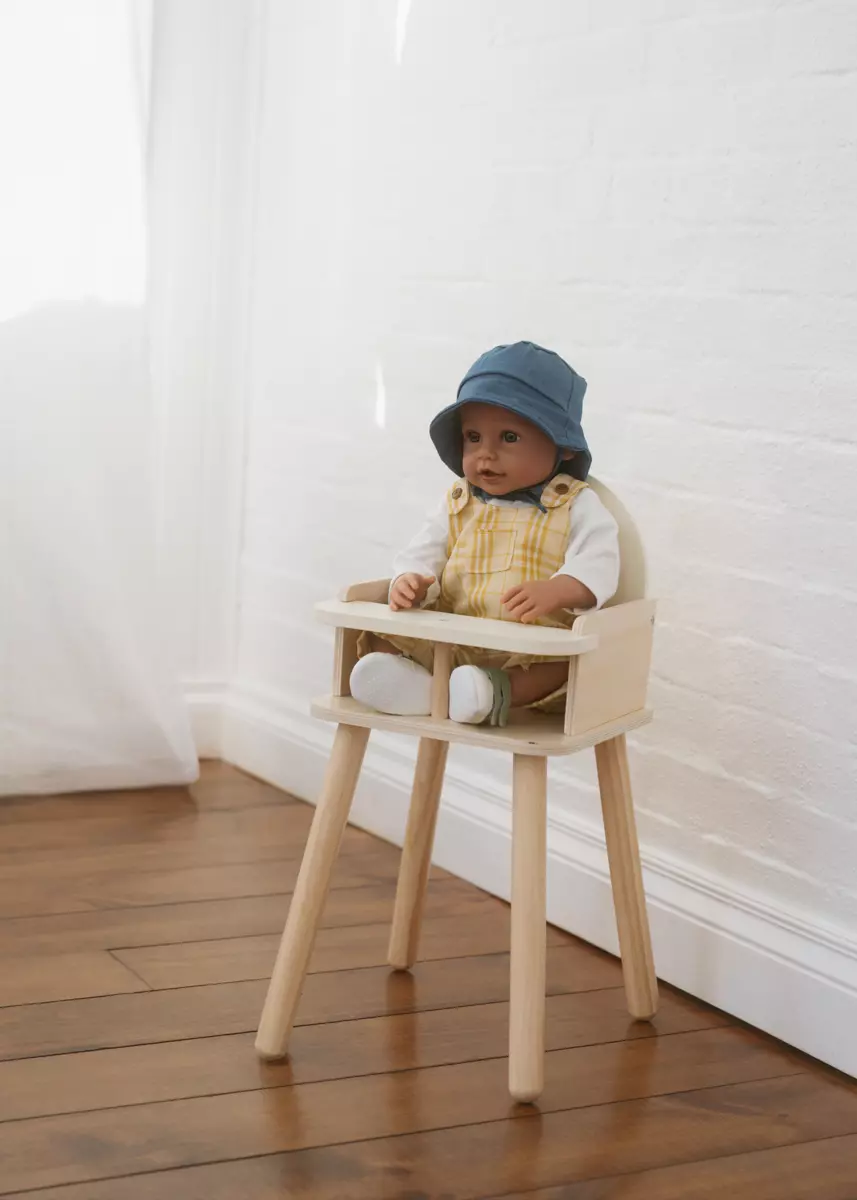 Coco Village Wooden Dolls’ High Chair - Image 6
