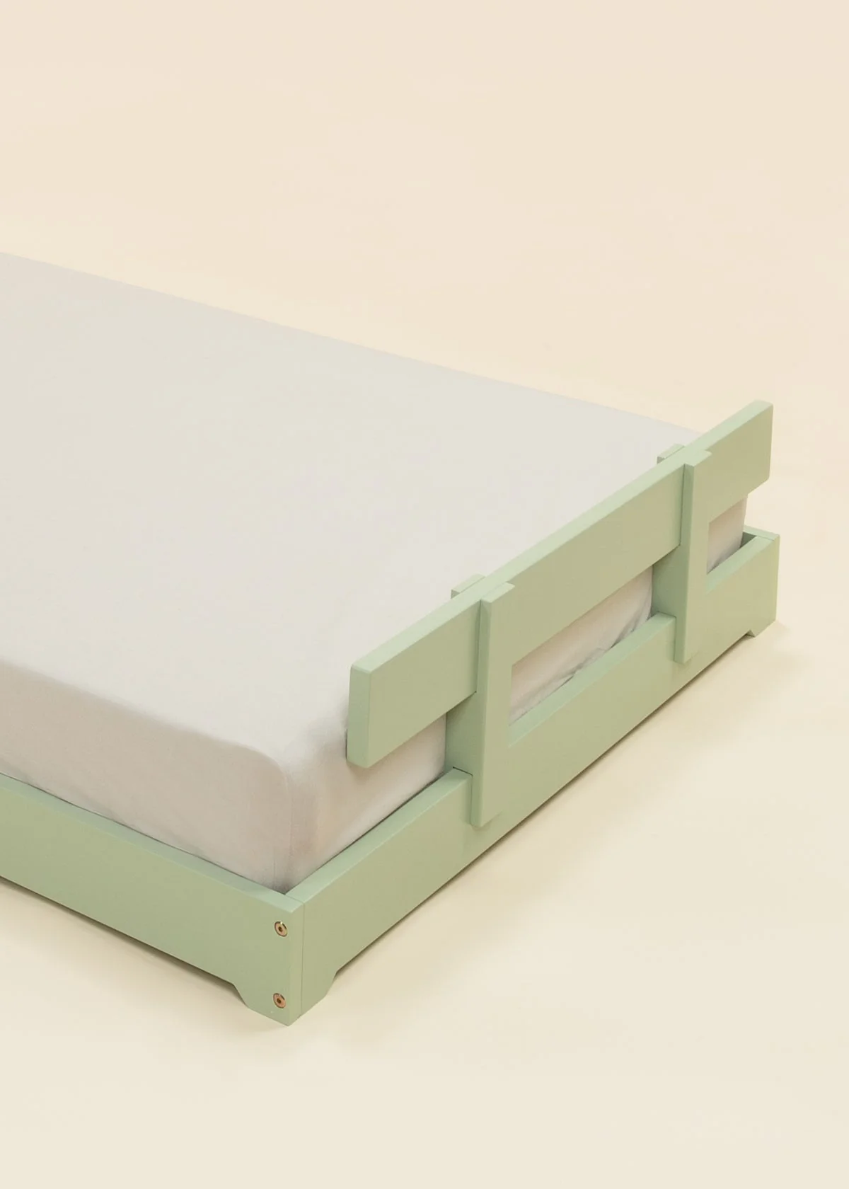 Coco Village Wooden Bed Frame Rail - Seafoam