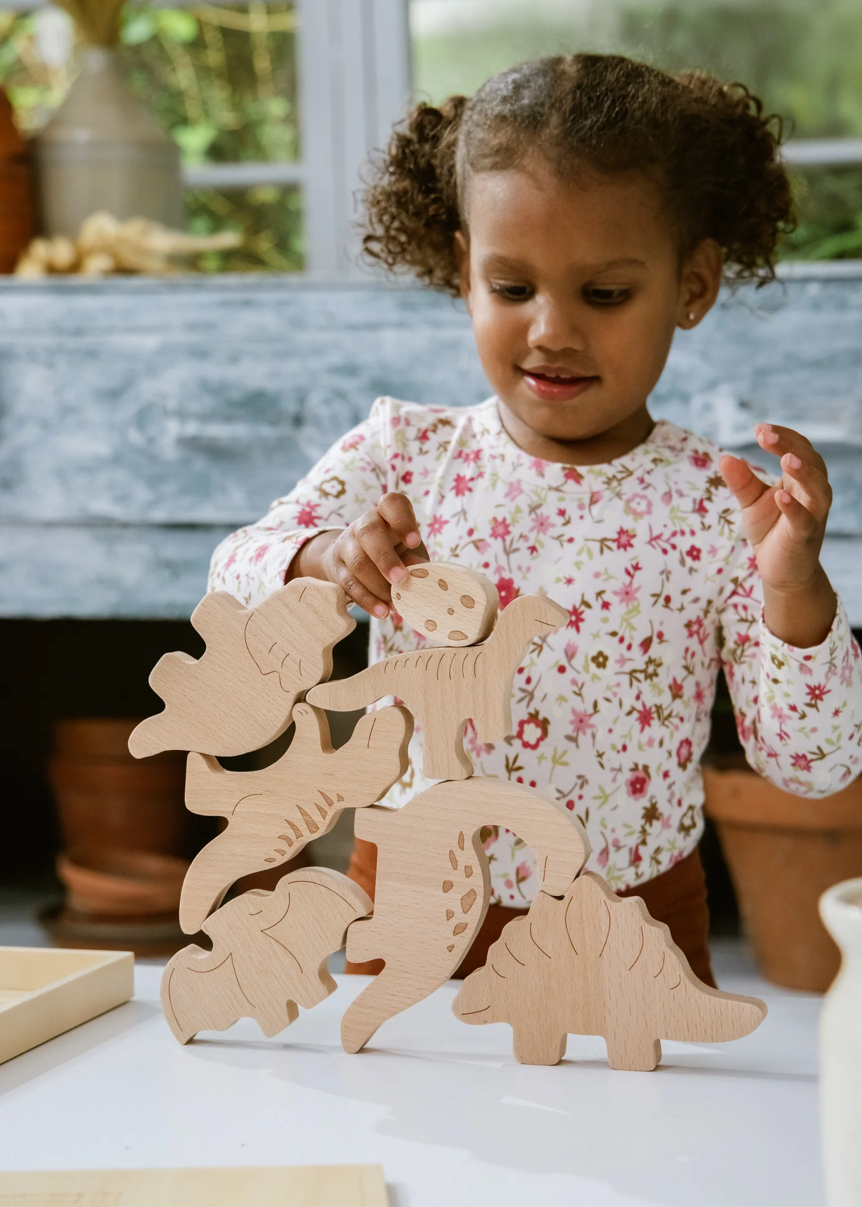 Coco Village Wooden Balance Puzzle - Dino - 7 pieces - Image 4