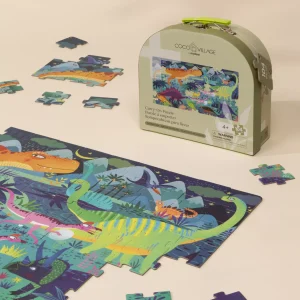 Coco Village Carry-On Puzzle - Dinosaur Age - 104pcs