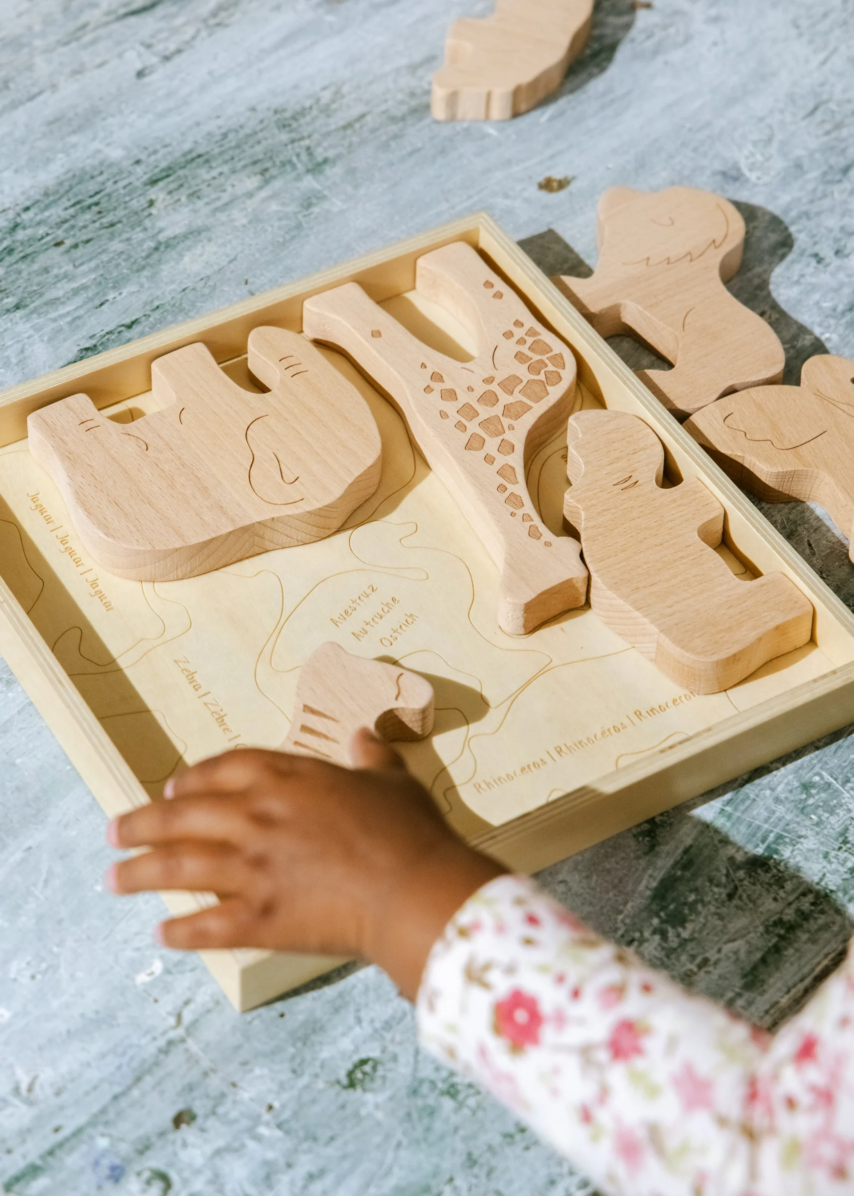 Coco Village Wooden Balance Puzzle - Safari - 8 pieces - Image 8