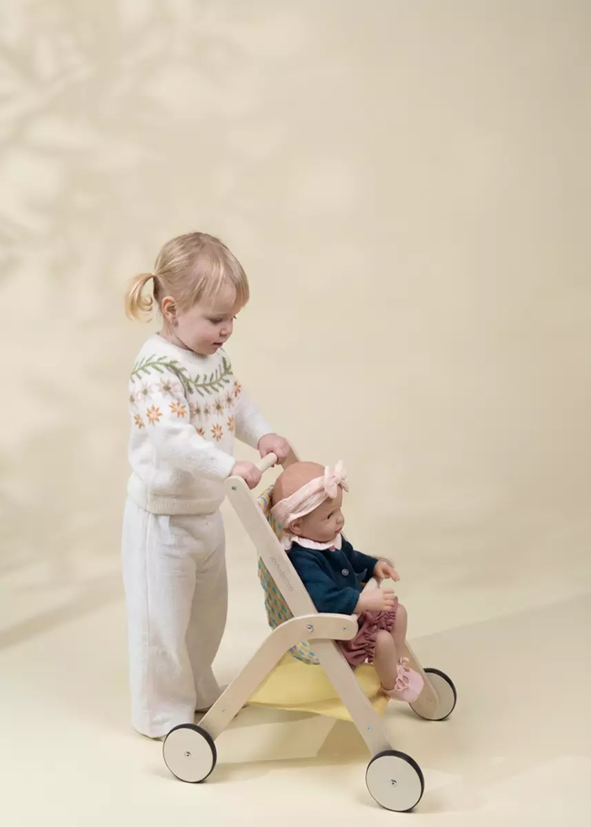 Coco Village Wooden Dolls’ Stroller - Image 11
