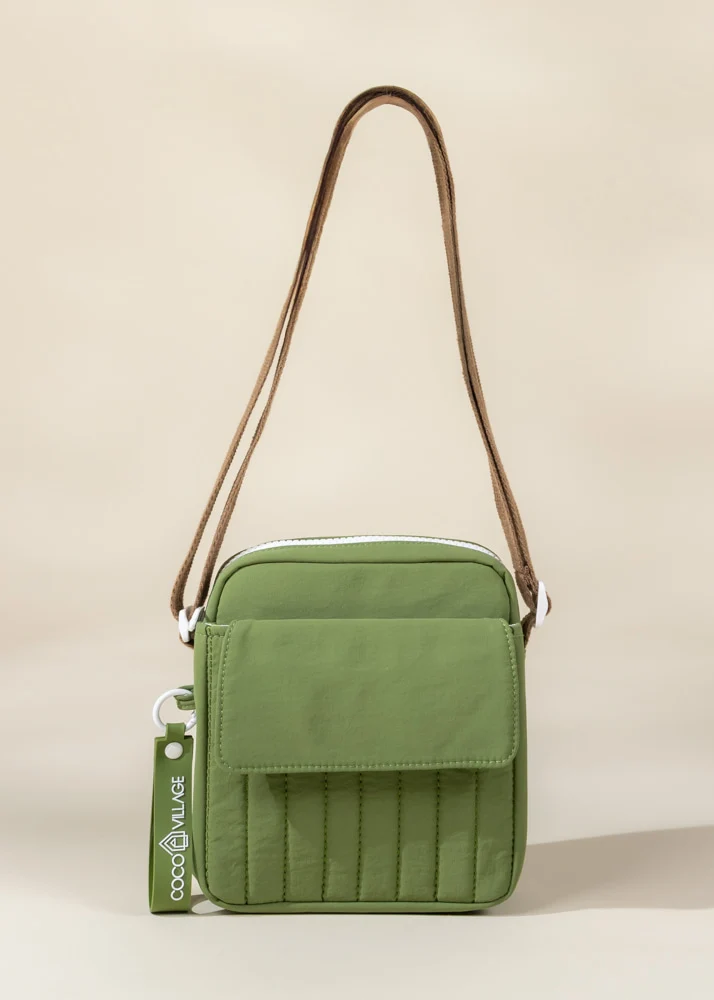 Coco Village Washable Nylon Crossbody Bag - Earthbound