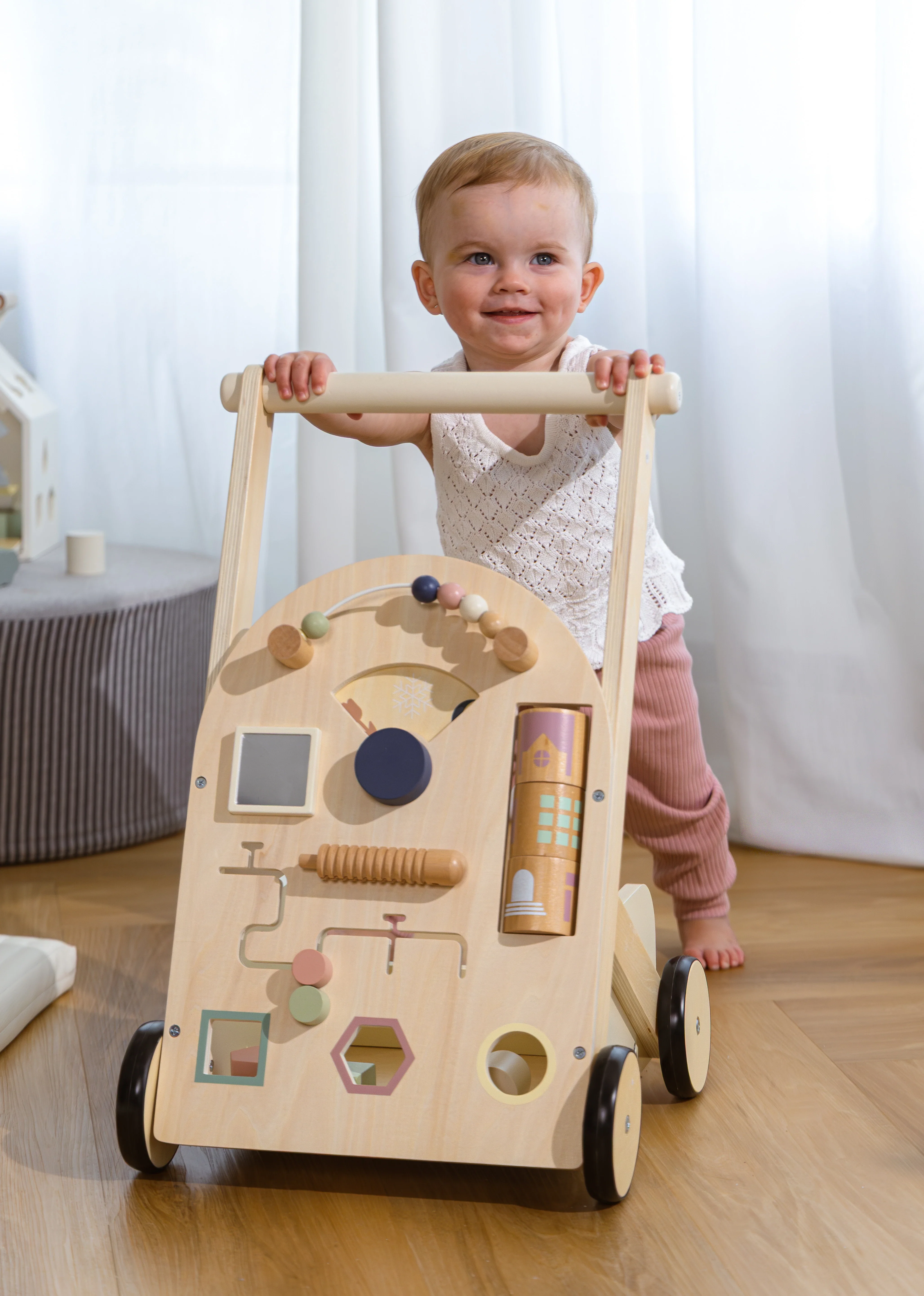 Coco Village Wooden Activity Walker - Image 2
