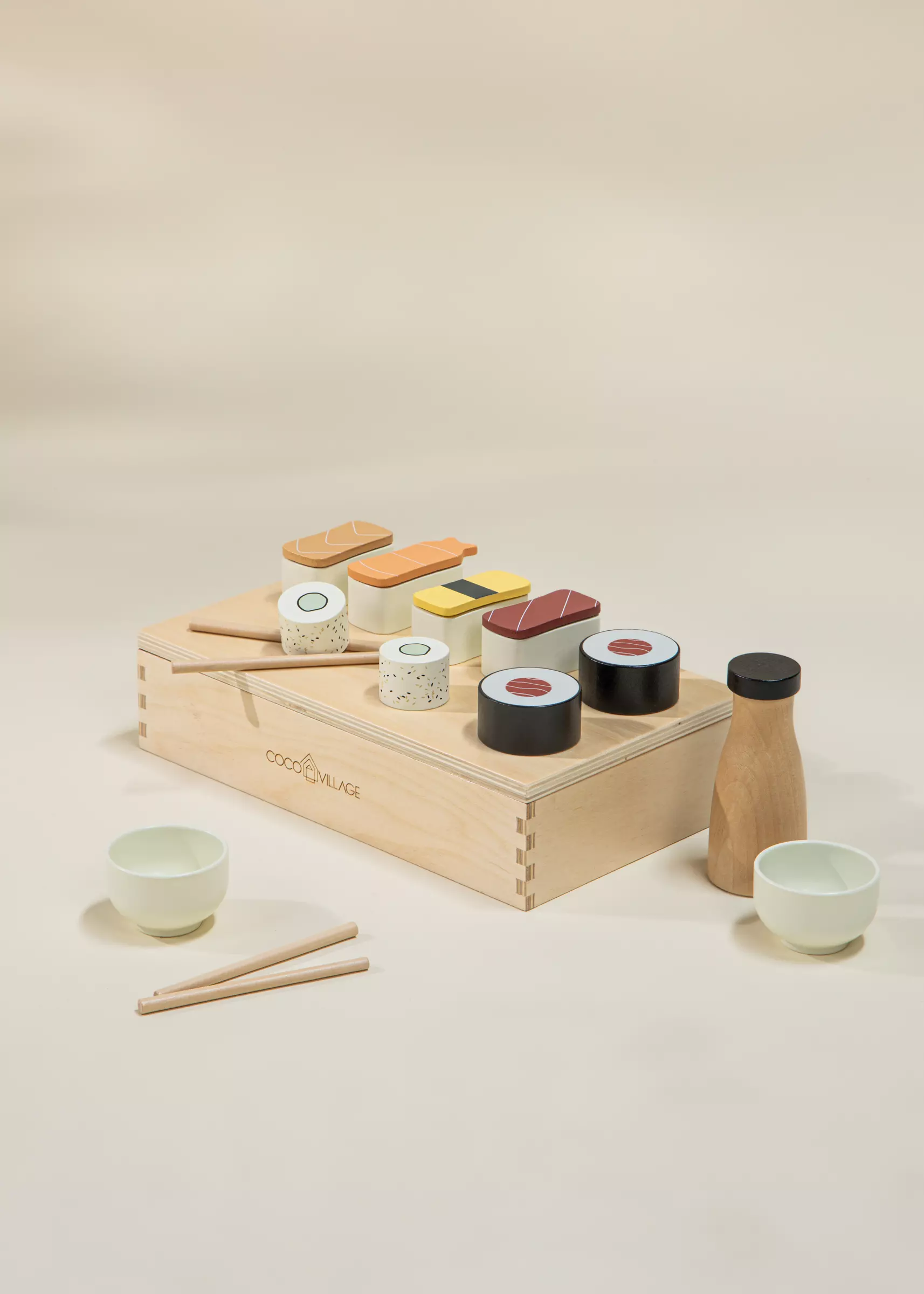 Coco Village Wooden Sushi Playset - Image 5