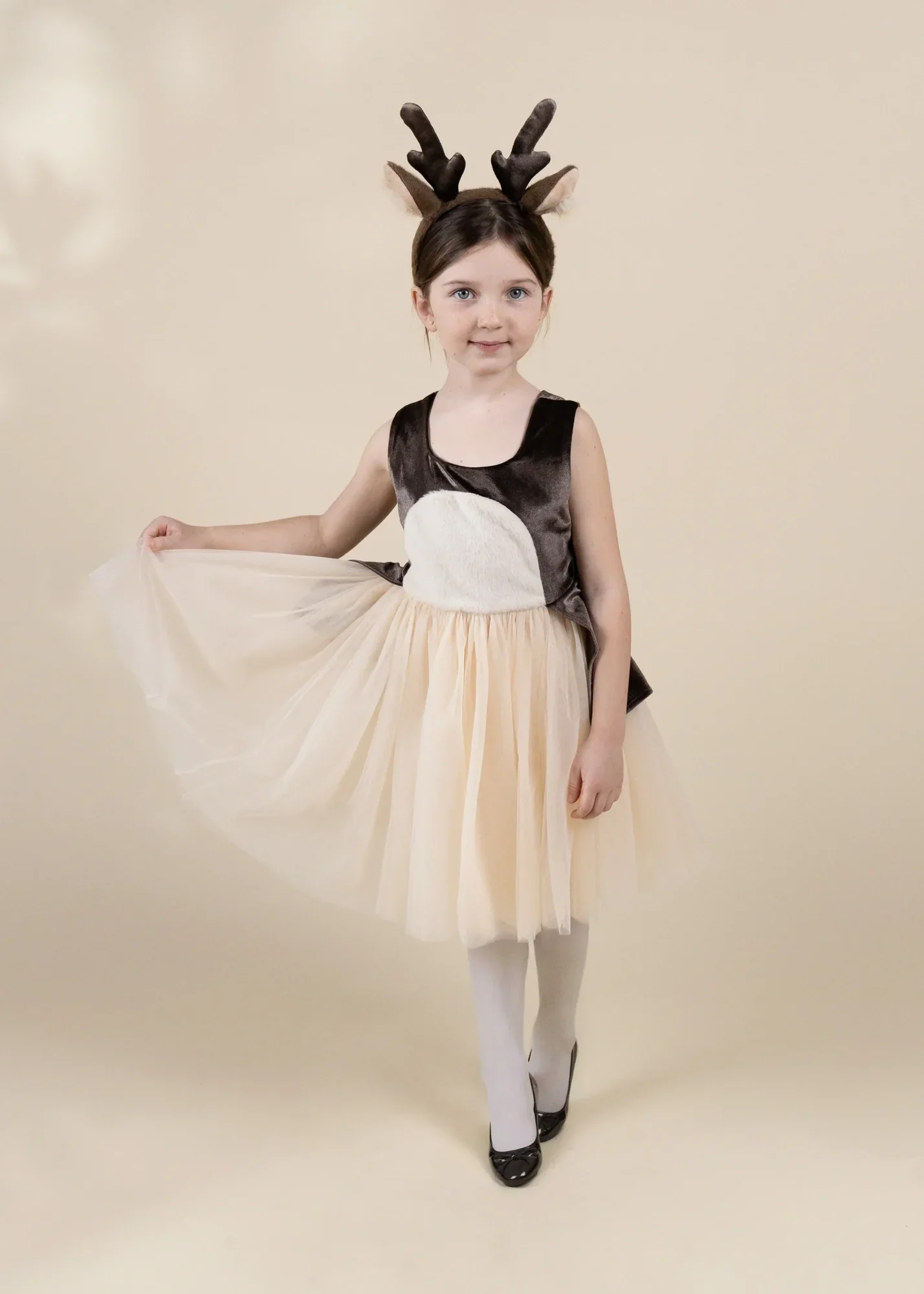 Coco Village Role Play Dress-Up Cotton and Tulle Animal Dress - Image 5