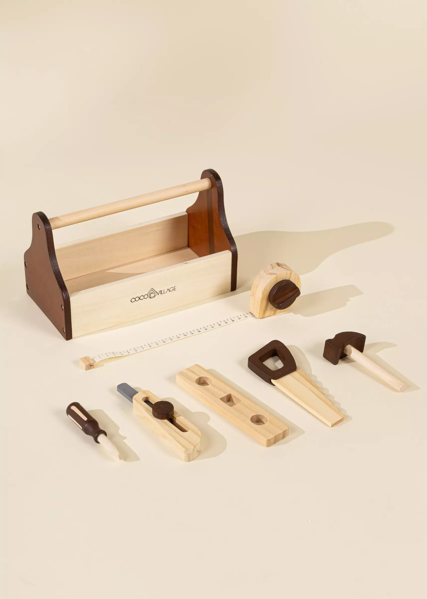 Coco Village Wooden Tool Playset - Image 3