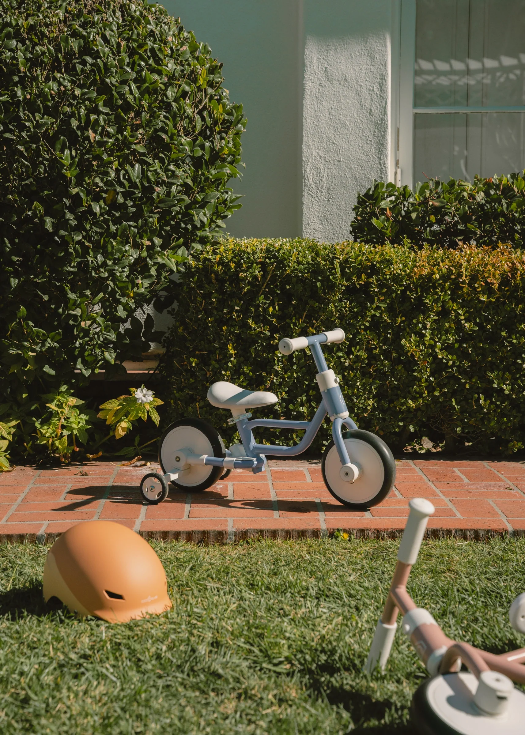 Coco Village 4-in-1 Tricycle with Push Handle & Training Wheels - Ocean - Image 2