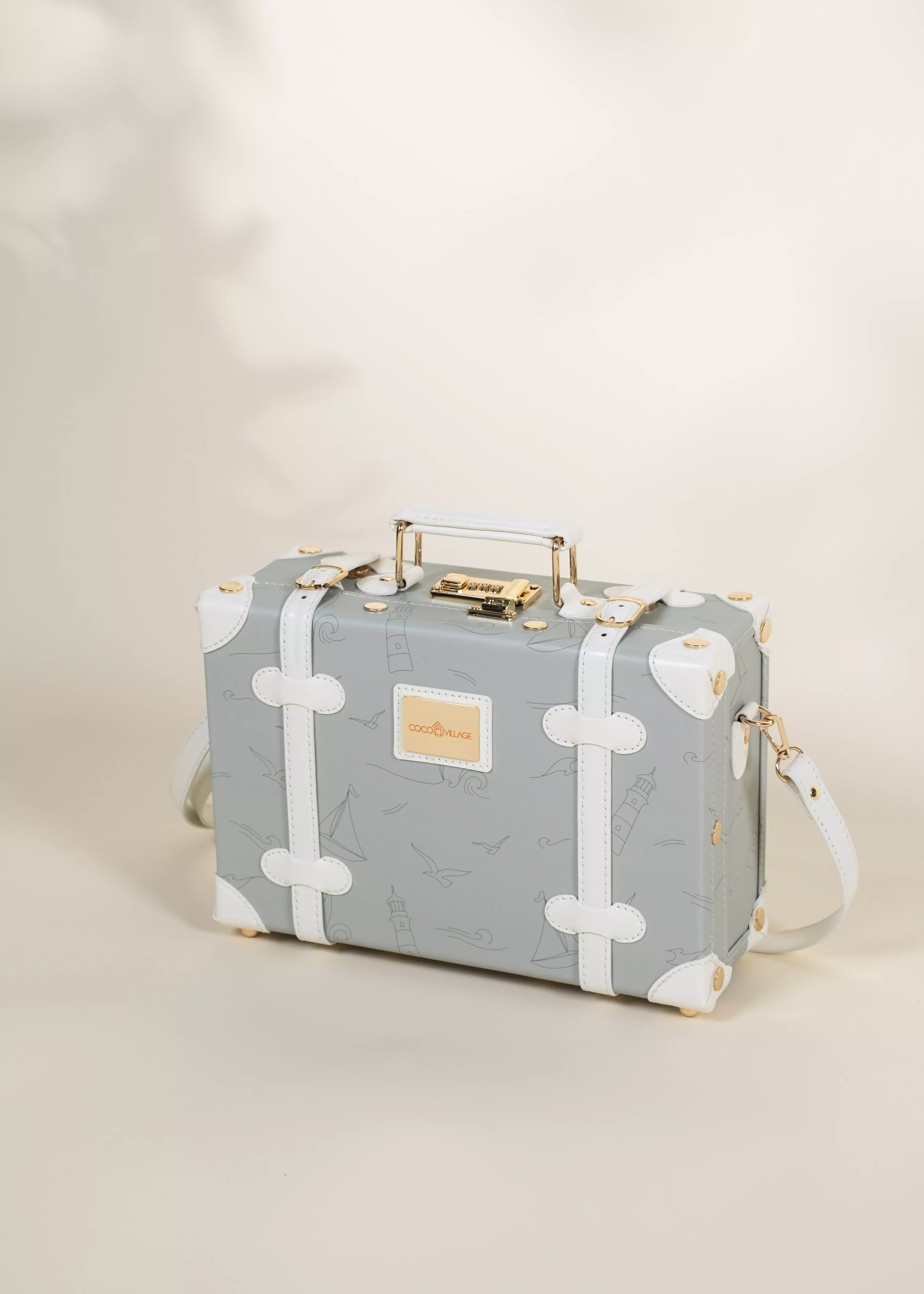Coco Village Vegan Leather Play Suitcase - Ocean