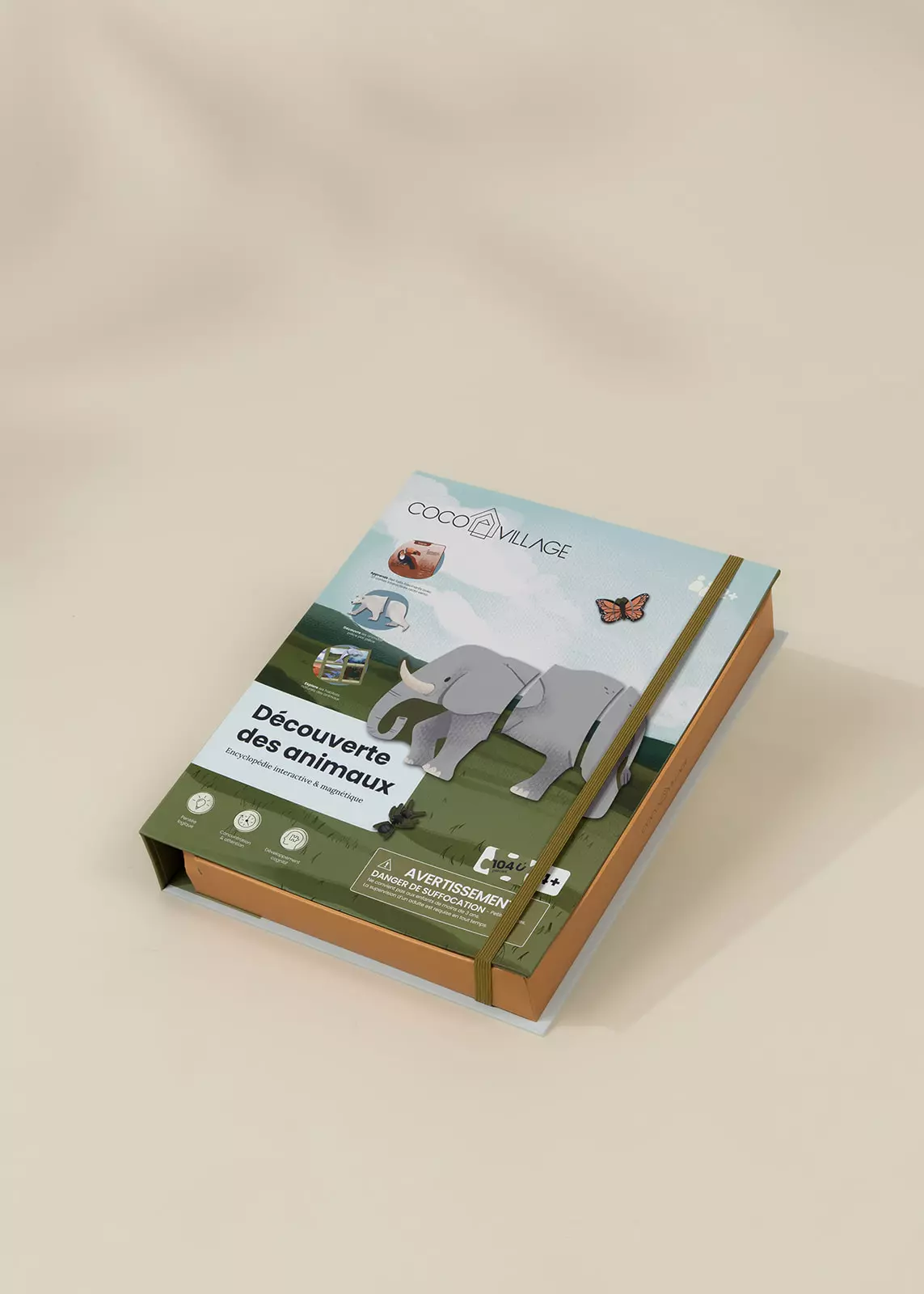 Coco Village Interactive & Magnetic Ency–Animal Discovery (French Version)