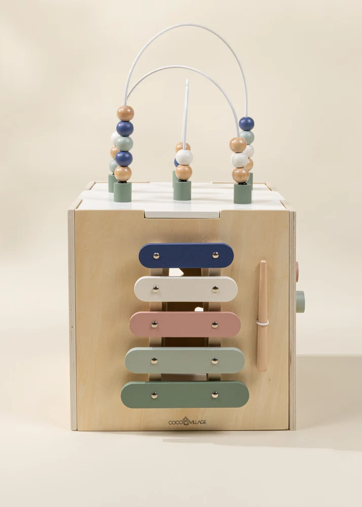 Coco Village Wooden Activity Cube - Image 18