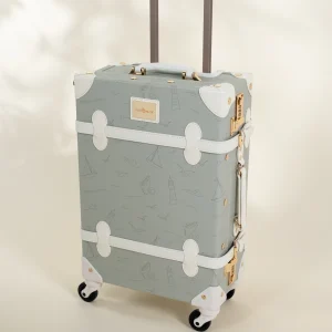 Coco Village Vegan Leather Carry-On Suitcase - Ocean