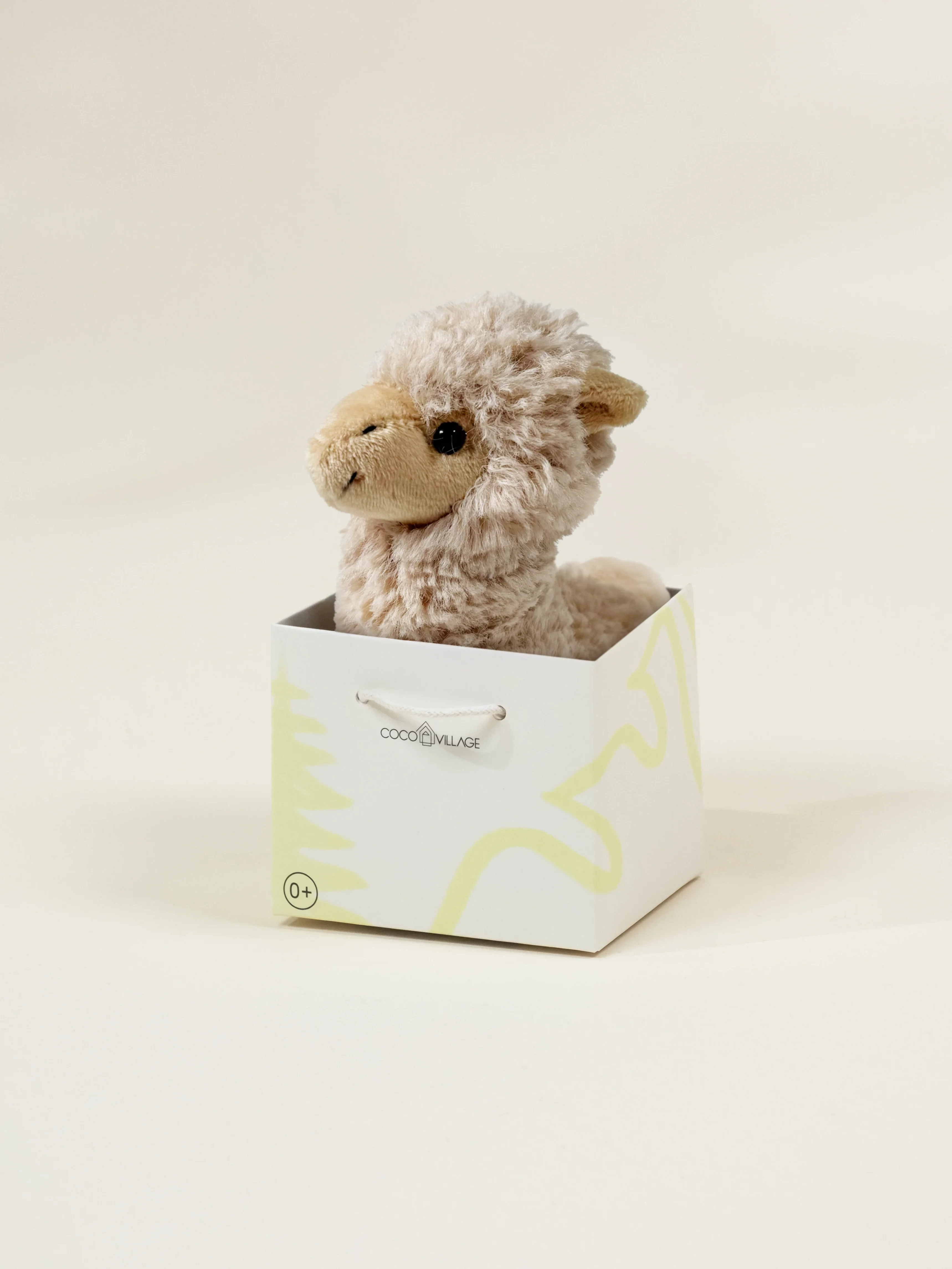 Coco Village Mini Gift Plush Toy - Beige Alpaca