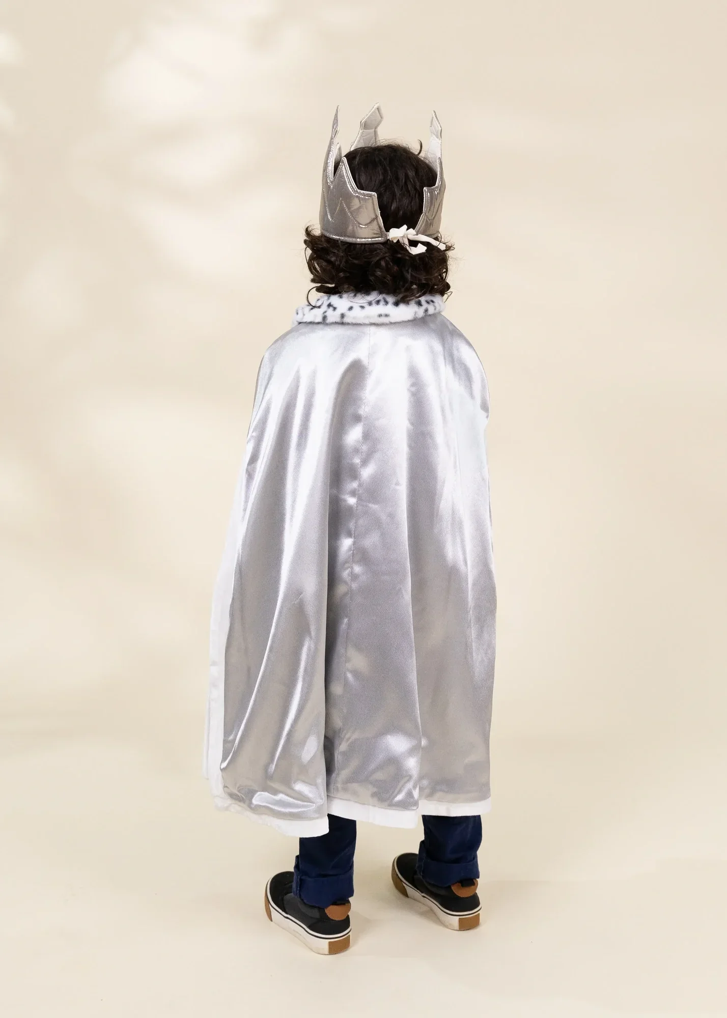 Coco Village Role Play Dress-Up King Cape with Crown - Image 2