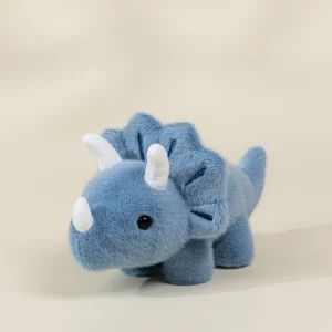 Coco Village Dino Plush Toy - Blue Triceratop