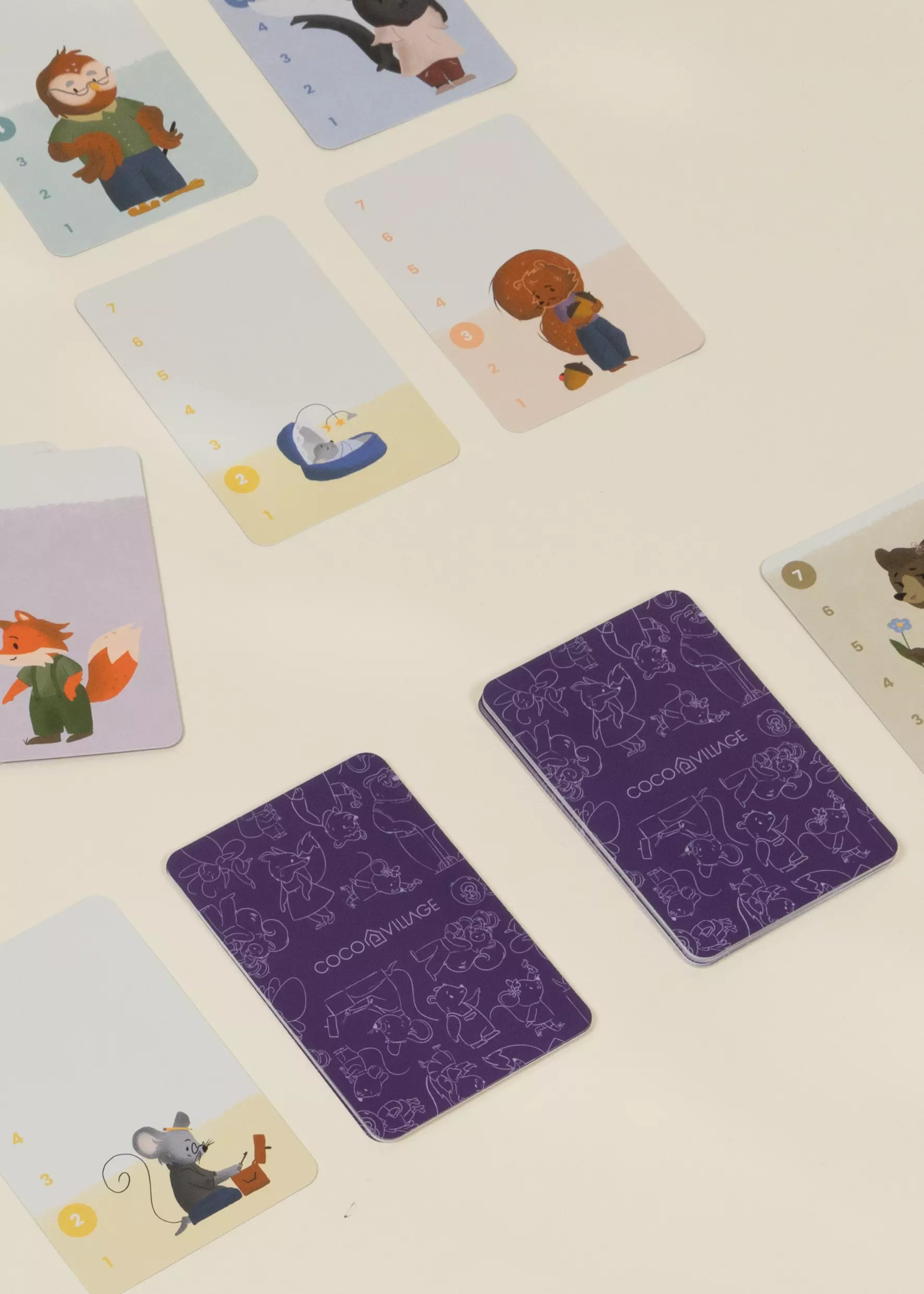 Coco Village Forest Animals Battle Card Game (42 Cards) - Image 4